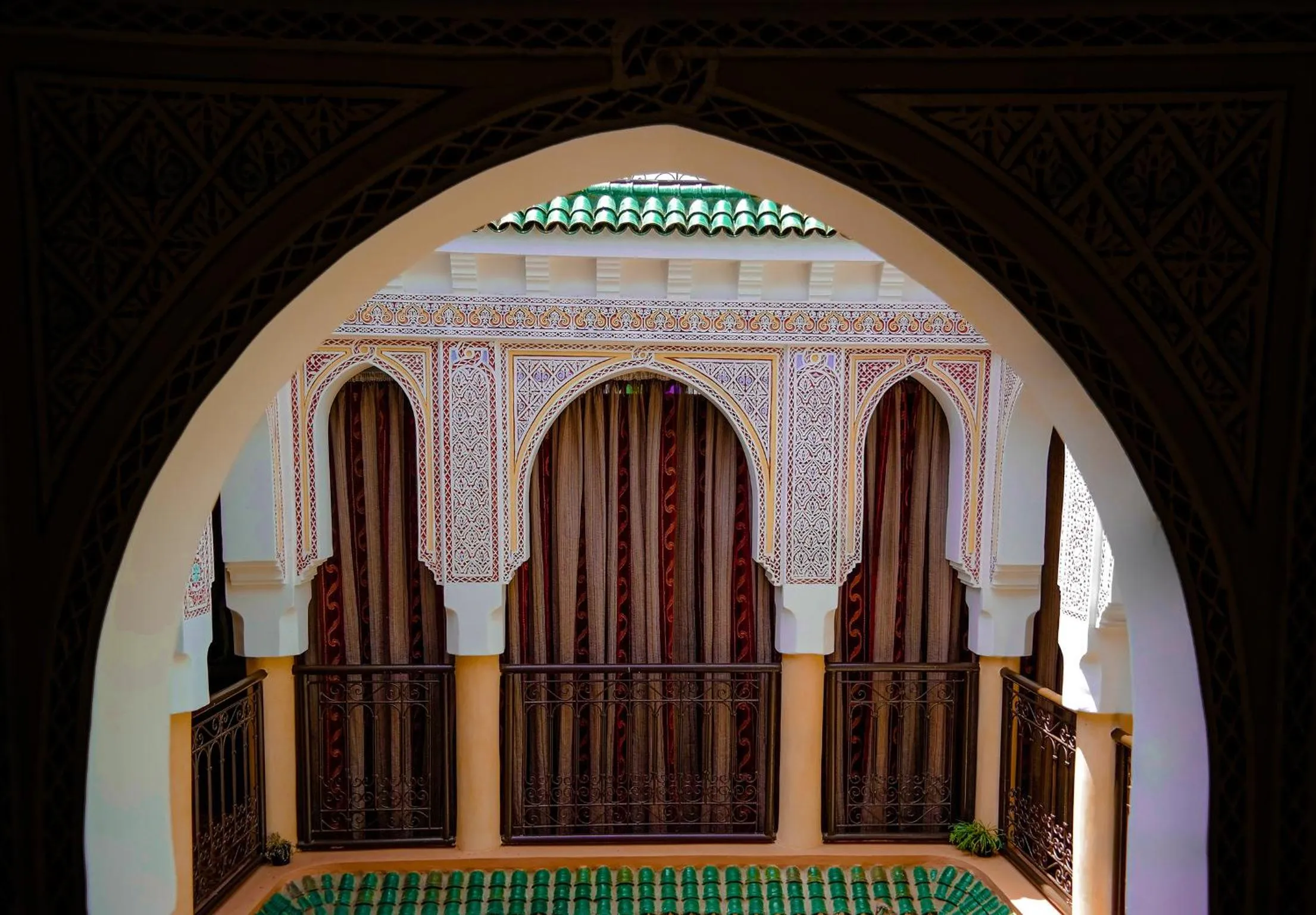 Patio in Riad Hôtel Marraplace