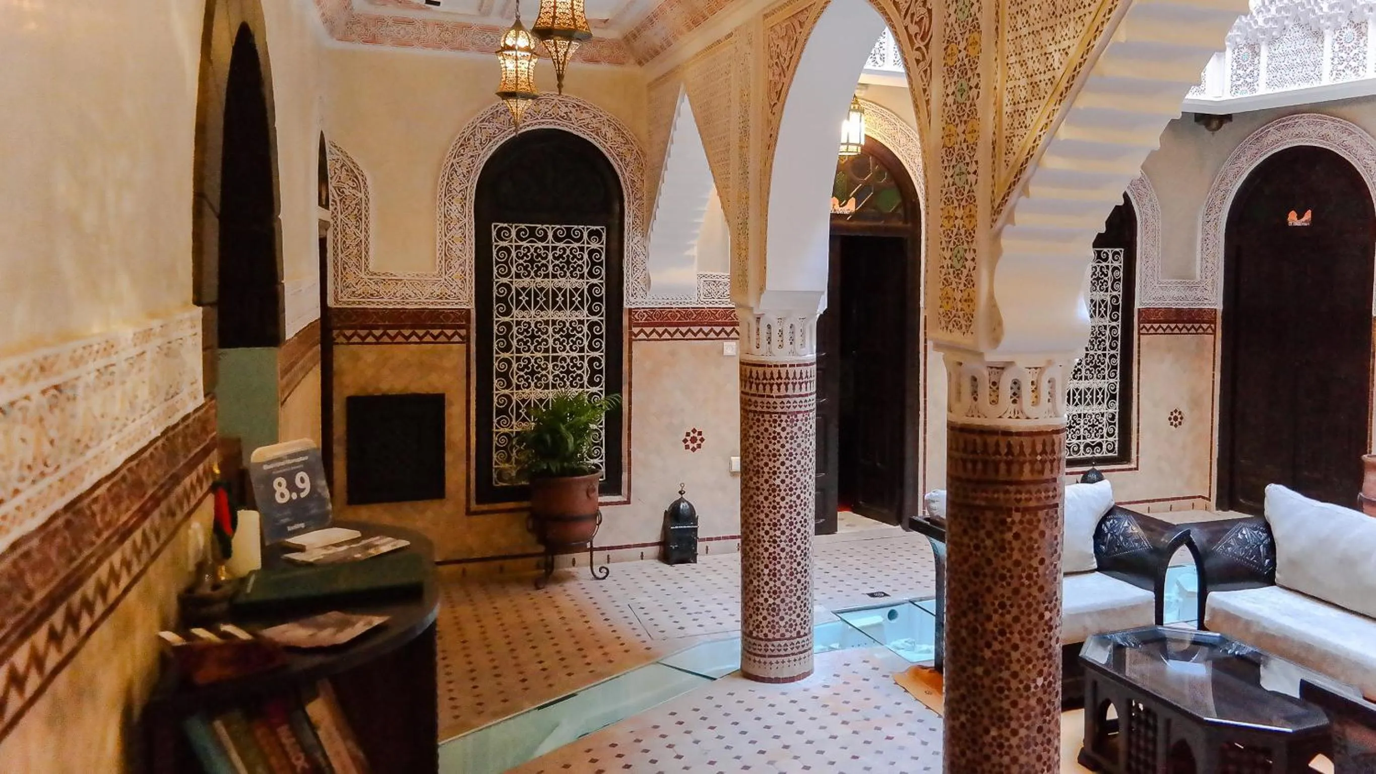 Patio in Riad Hôtel Marraplace