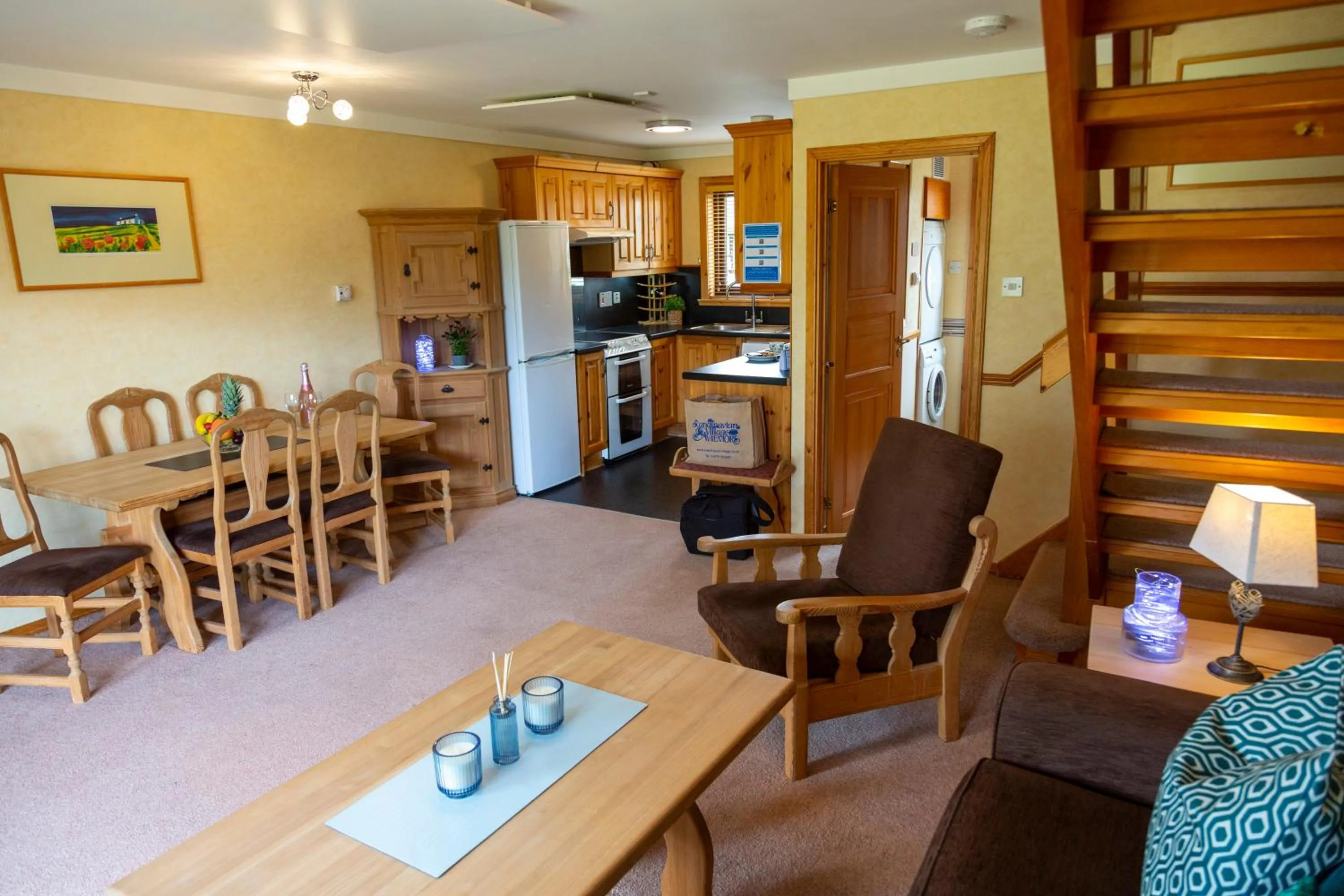 Living room in Scandinavian Village Ltd