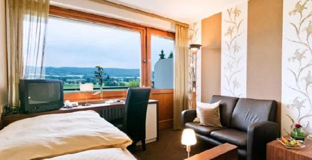 Photo of the whole room, Bed in Hotel Am Rosenberg