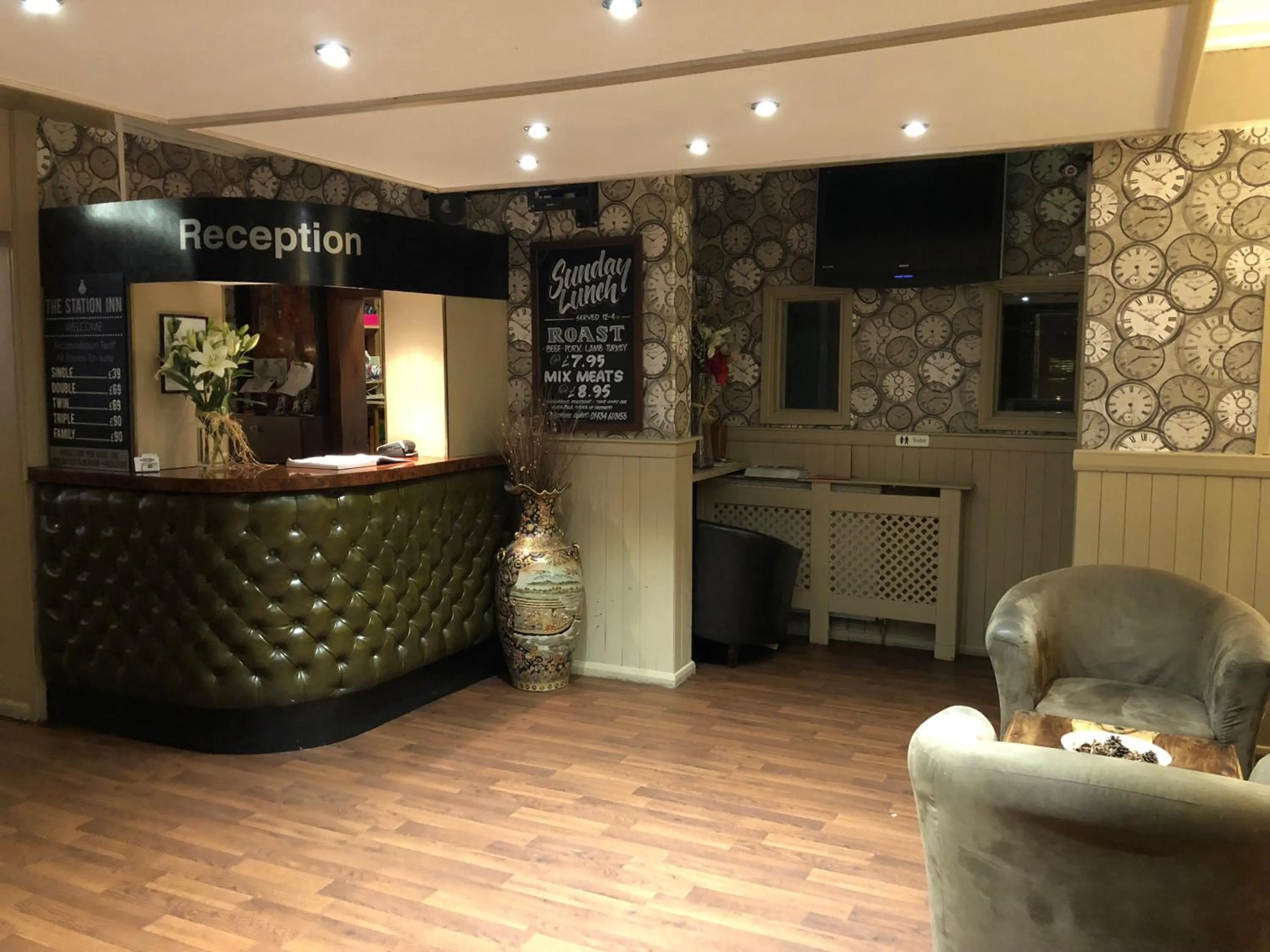 Lobby or reception in Station Inn