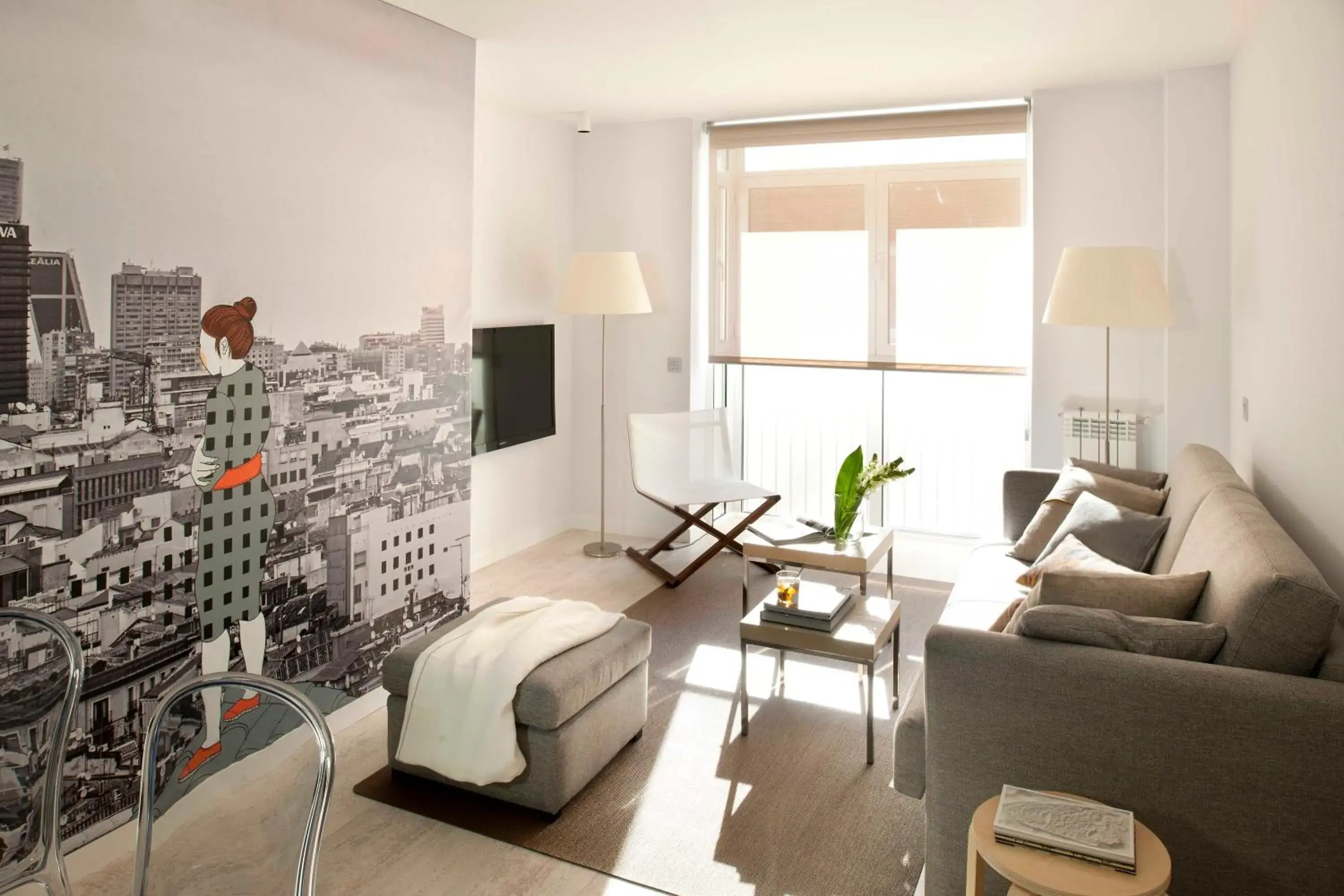 Living room, Seating Area in Eric Vökel Boutique Apartments - Atocha Suites