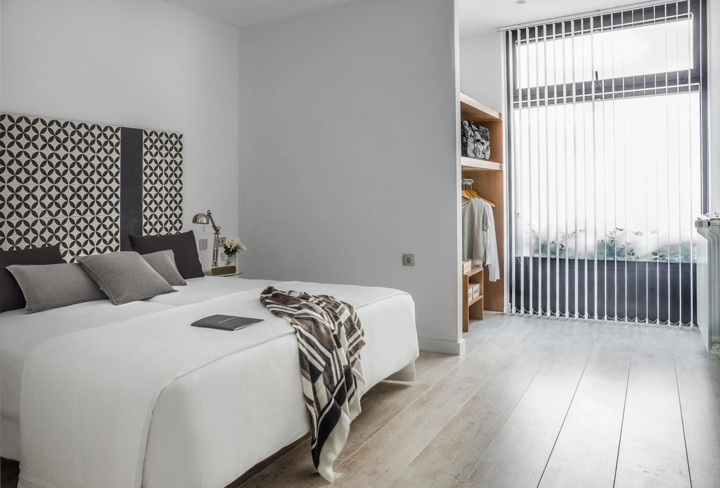 Bed in Eric Vökel Boutique Apartments - Atocha Suites