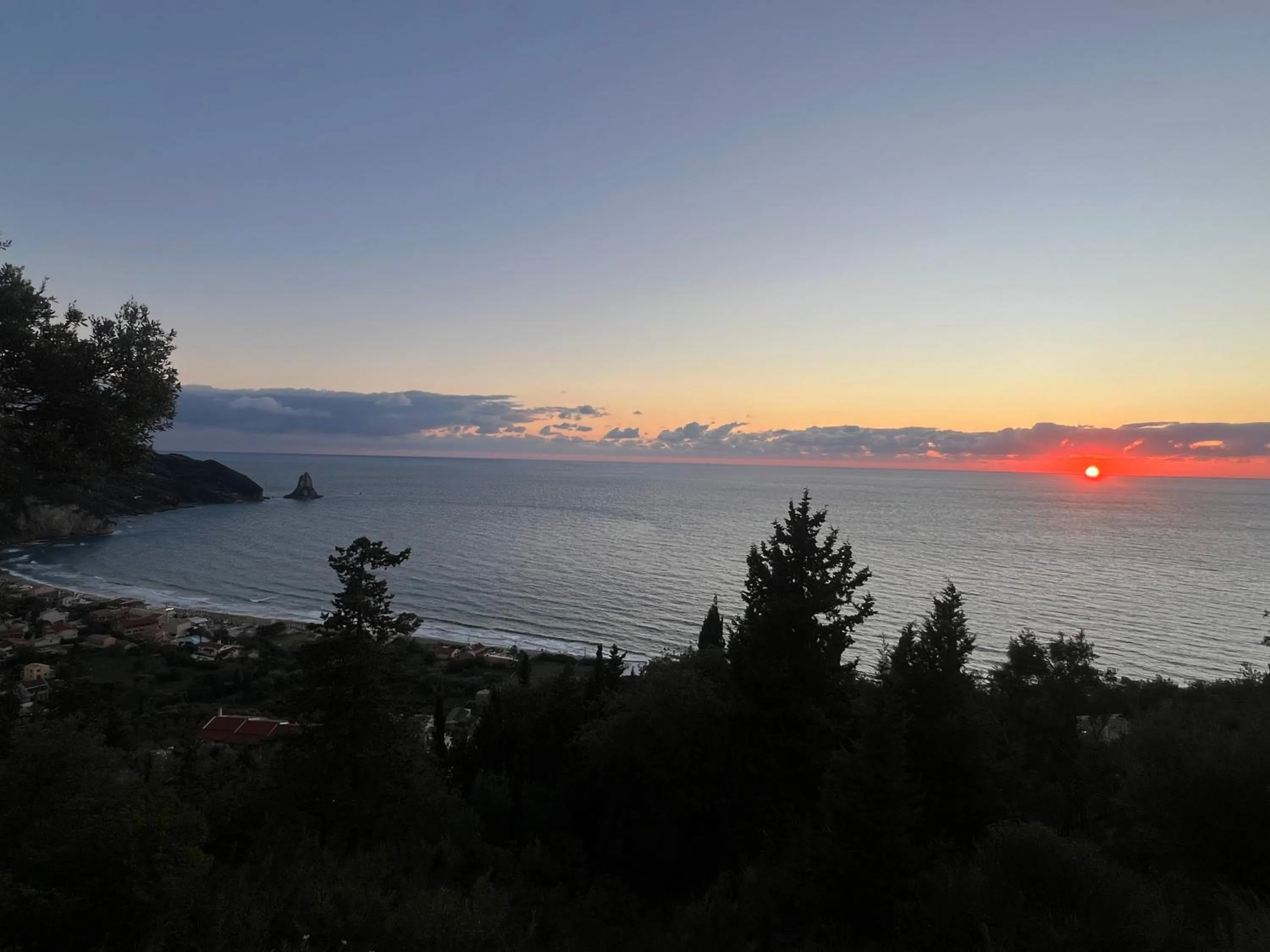 Sunset in Villa Rebecca