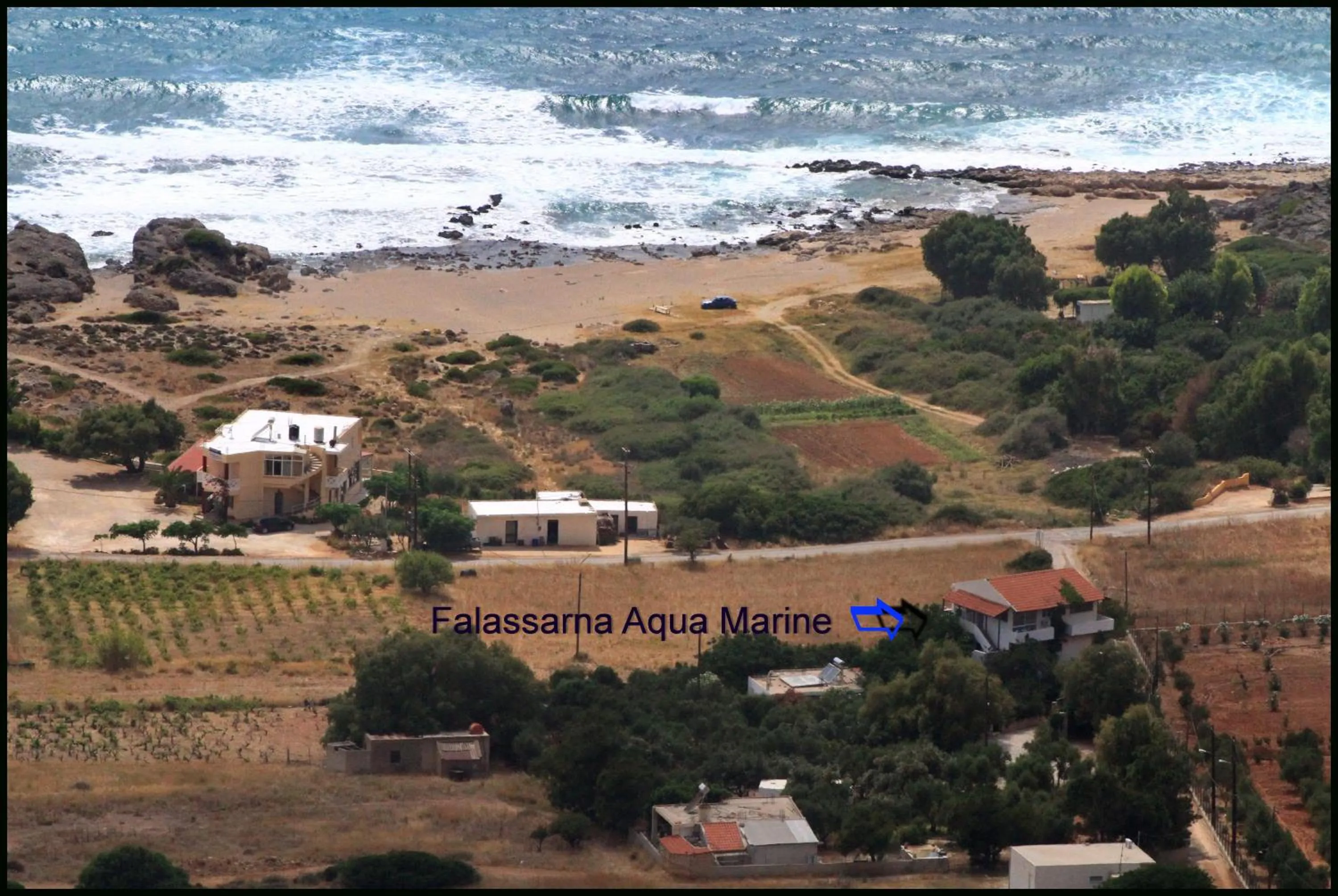 Bird's eye view in Aqua Marine