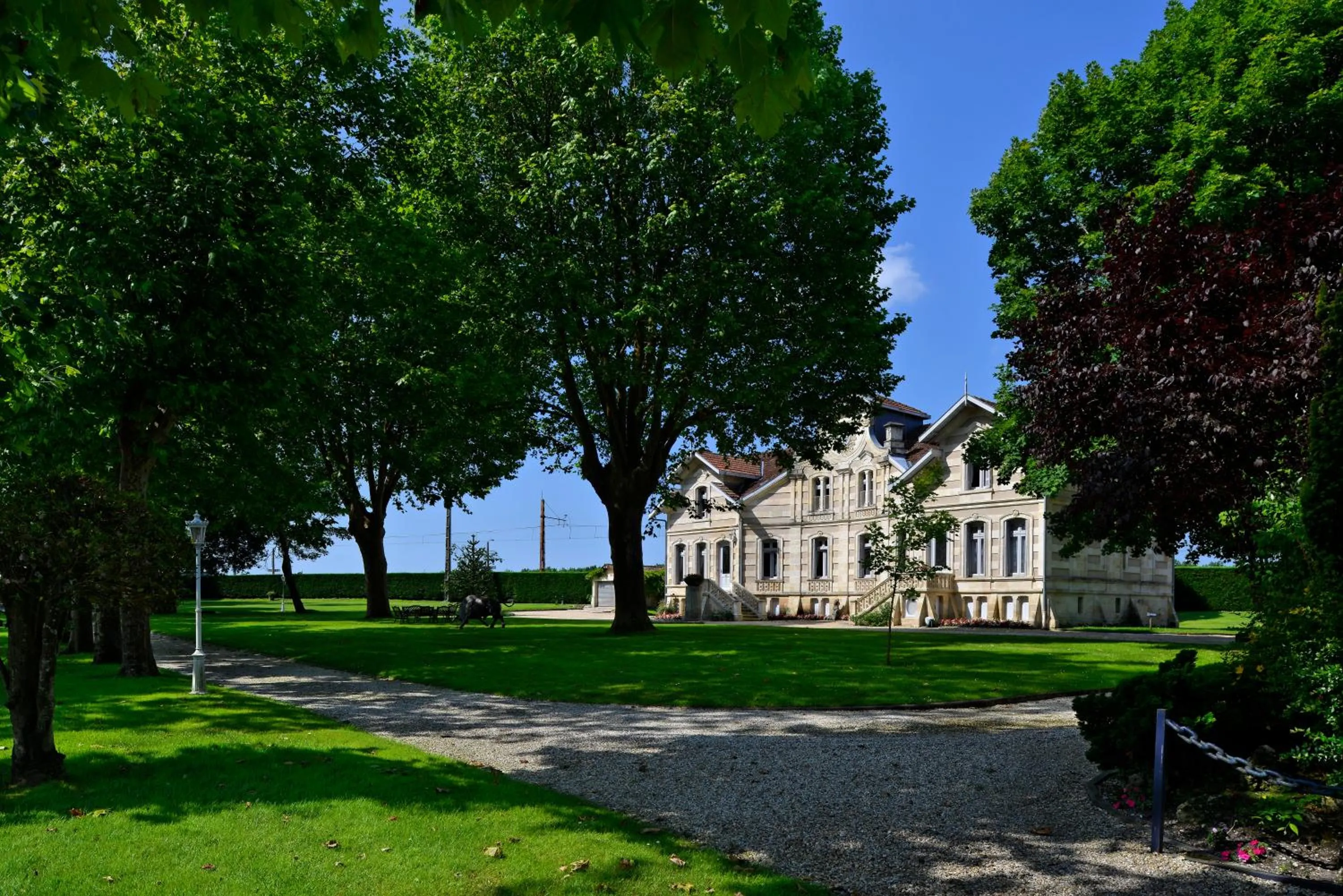 Garden in Château Maucaillou