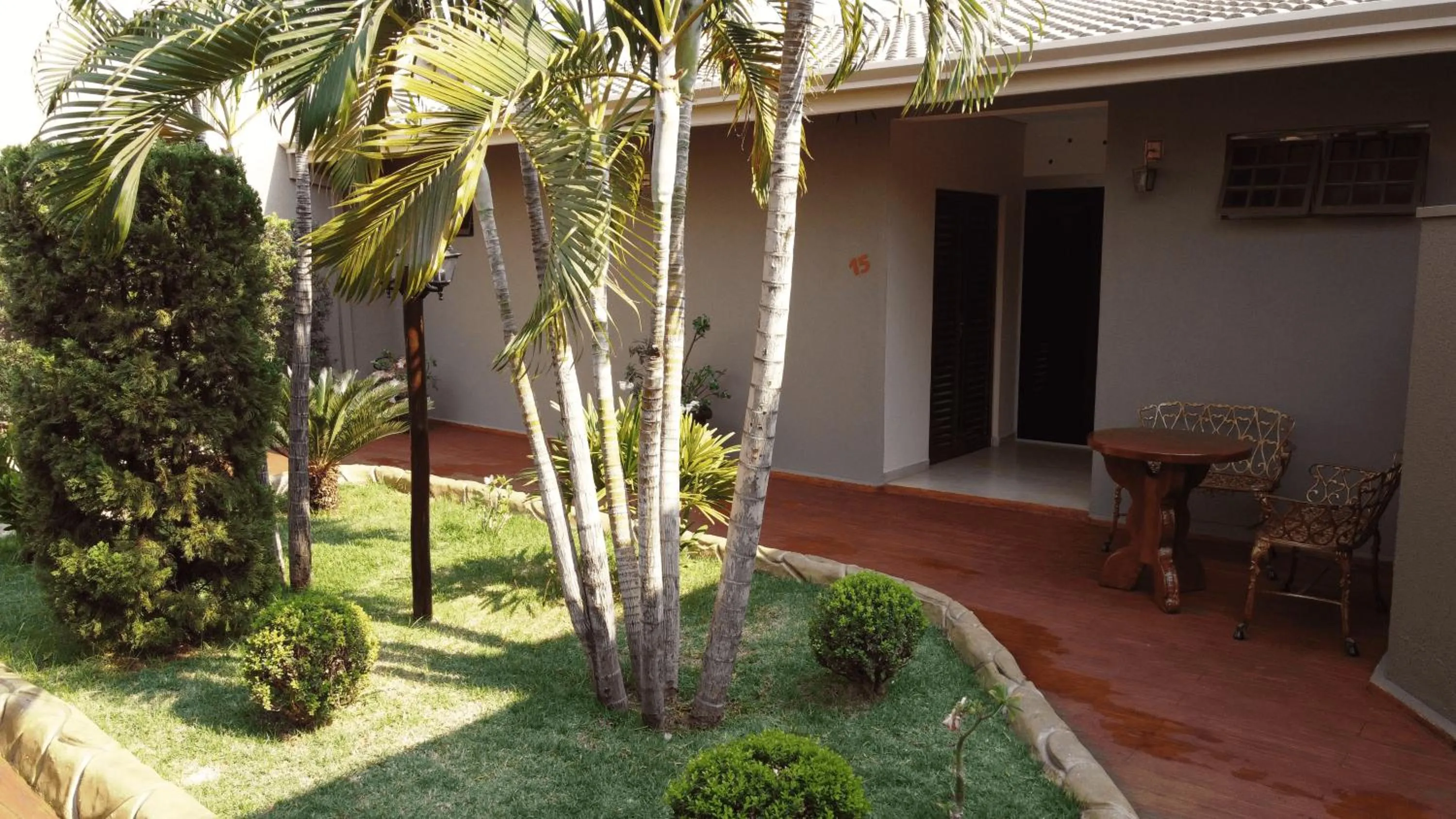 Garden in Pousada Kaluanã