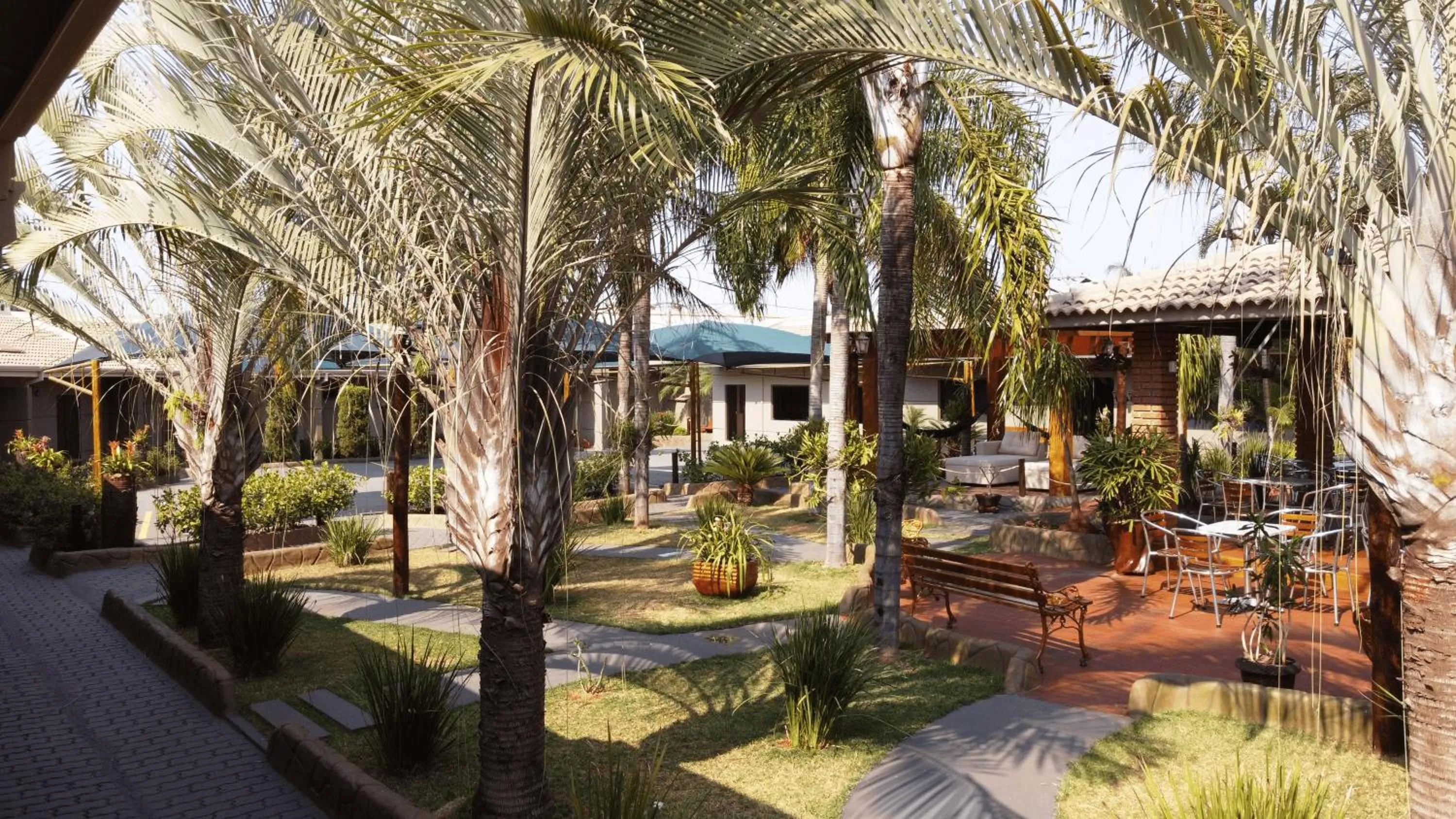 Garden in Pousada Kaluanã