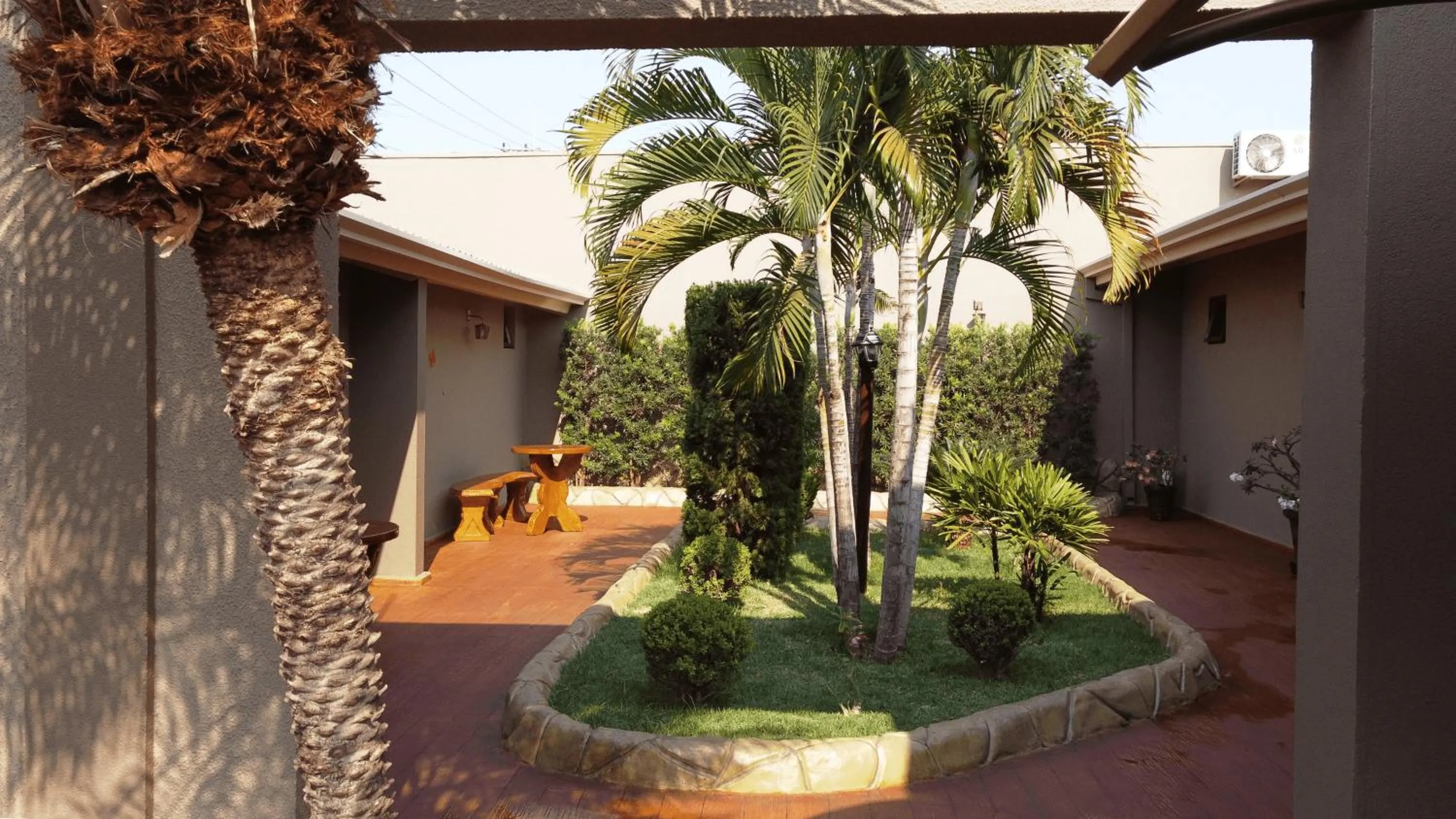 Garden in Pousada Kaluanã