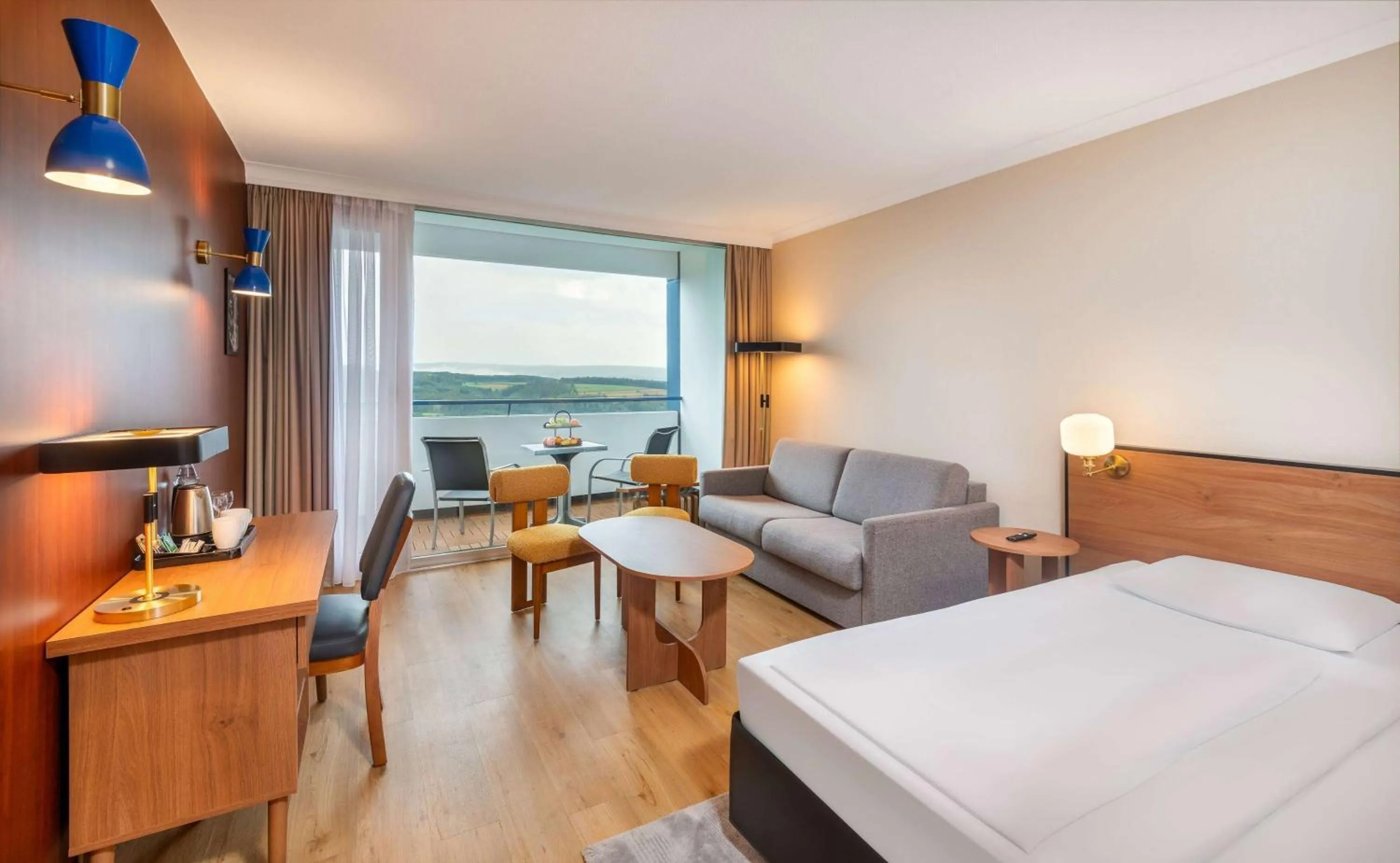 Photo of the whole room, Bed in Wyndham Garden Lahnstein Koblenz