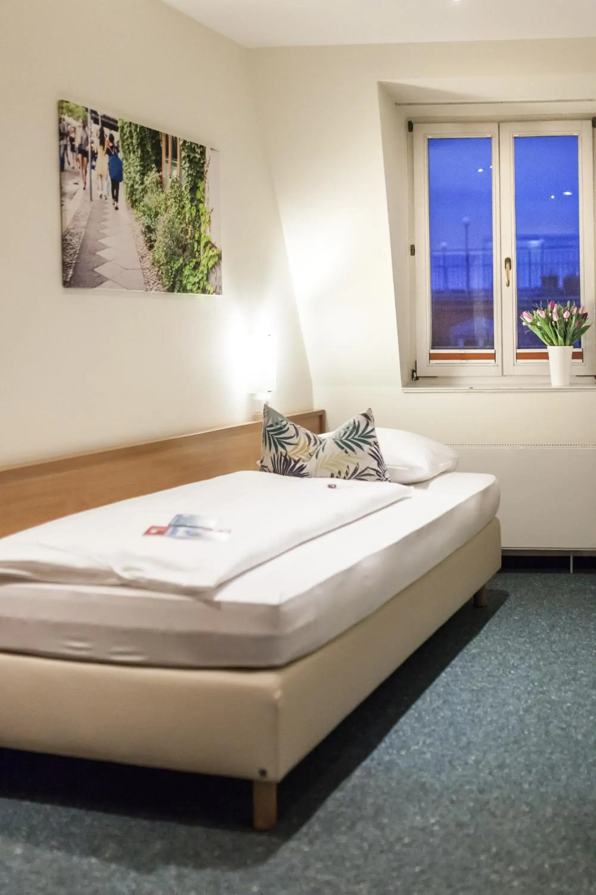 Bed in martas Hotel Allegra Berlin Bed in martas Hotel Allegra Berlin