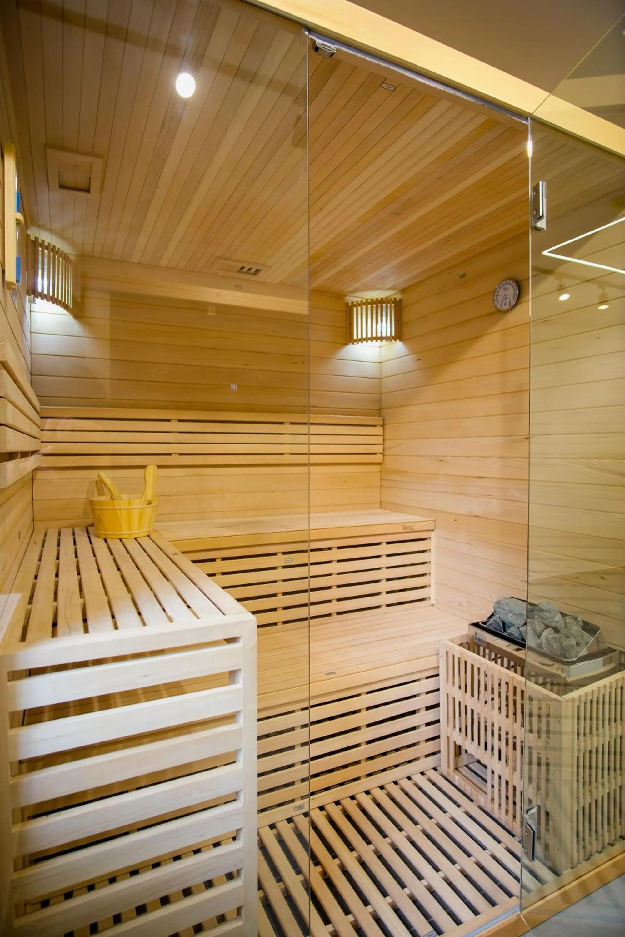 Sauna in Hotel Adalbert Szent Tamás ház