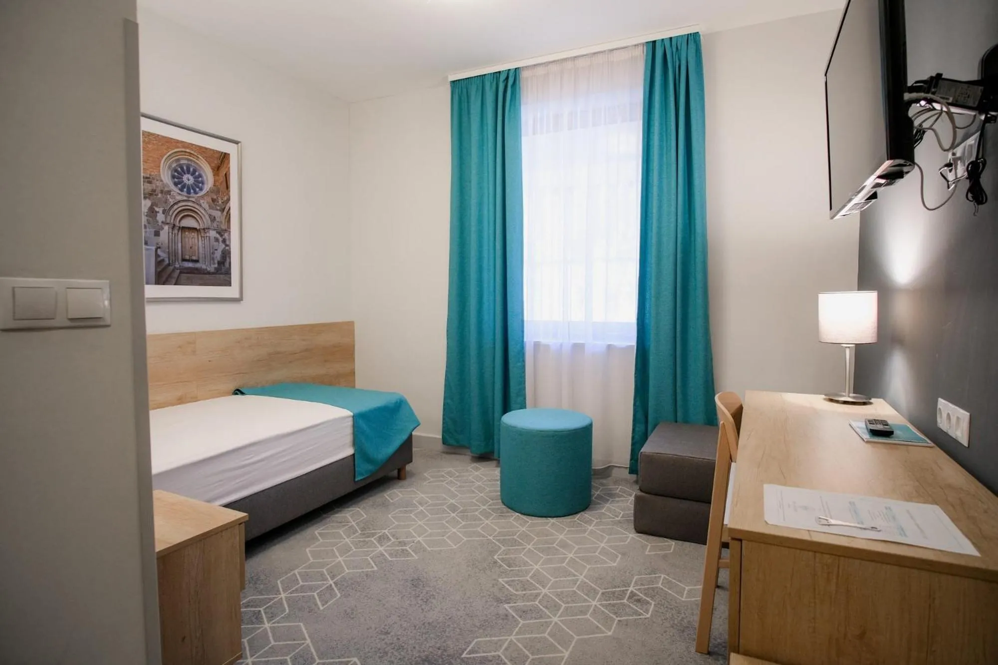 Photo of the whole room, Bed in Hotel Adalbert Szent Tamás ház