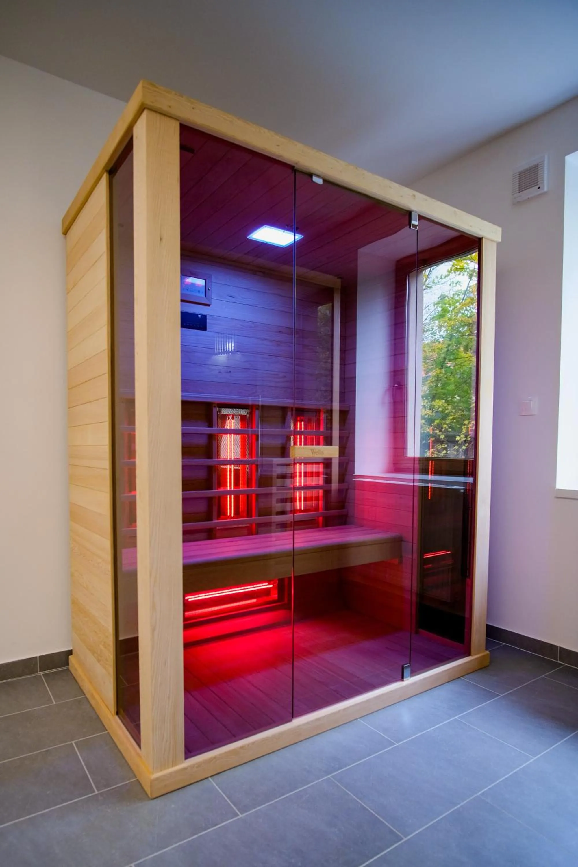 Sauna in Hotel Adalbert Szent Tamás ház