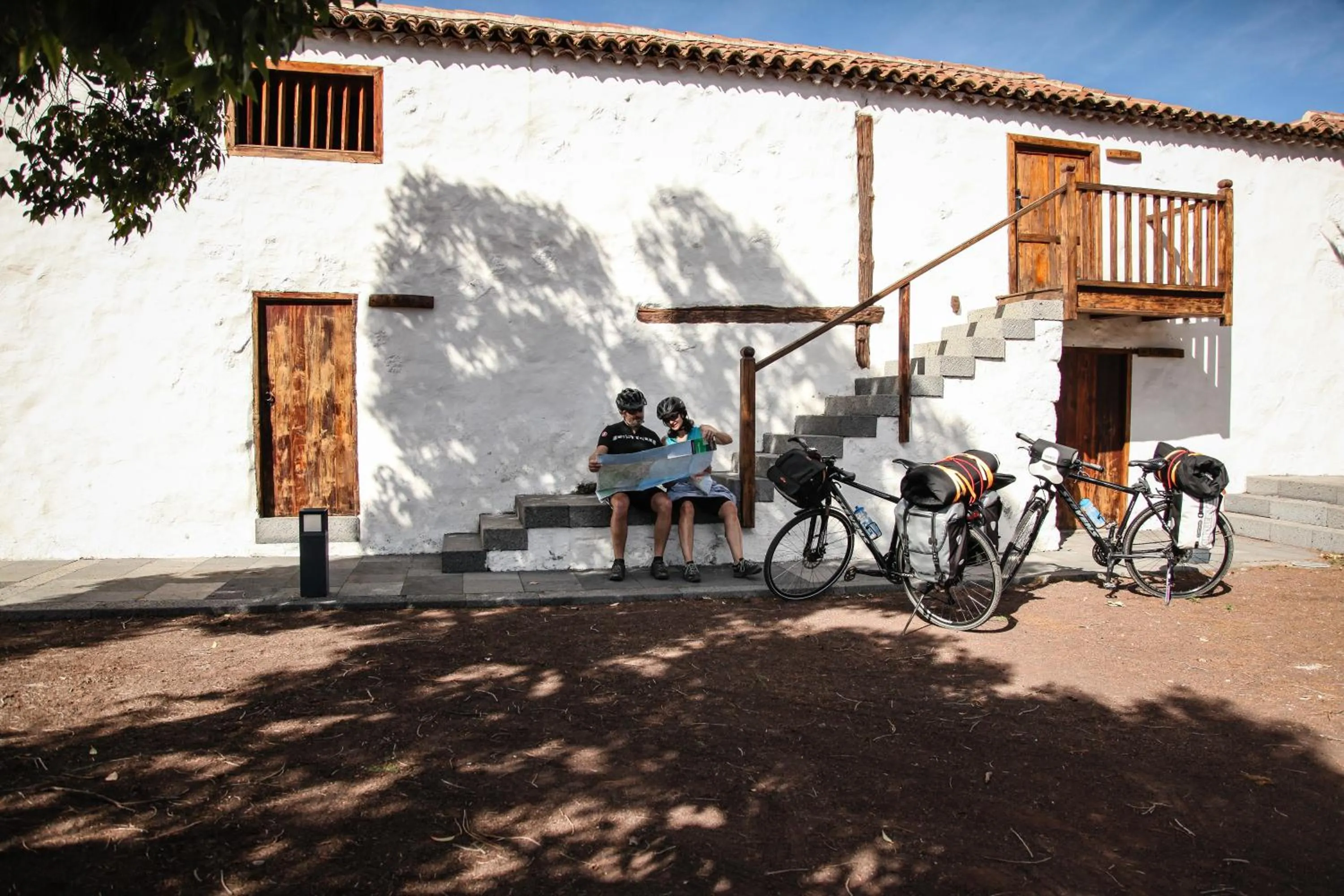 Cycling in La Casona del Patio