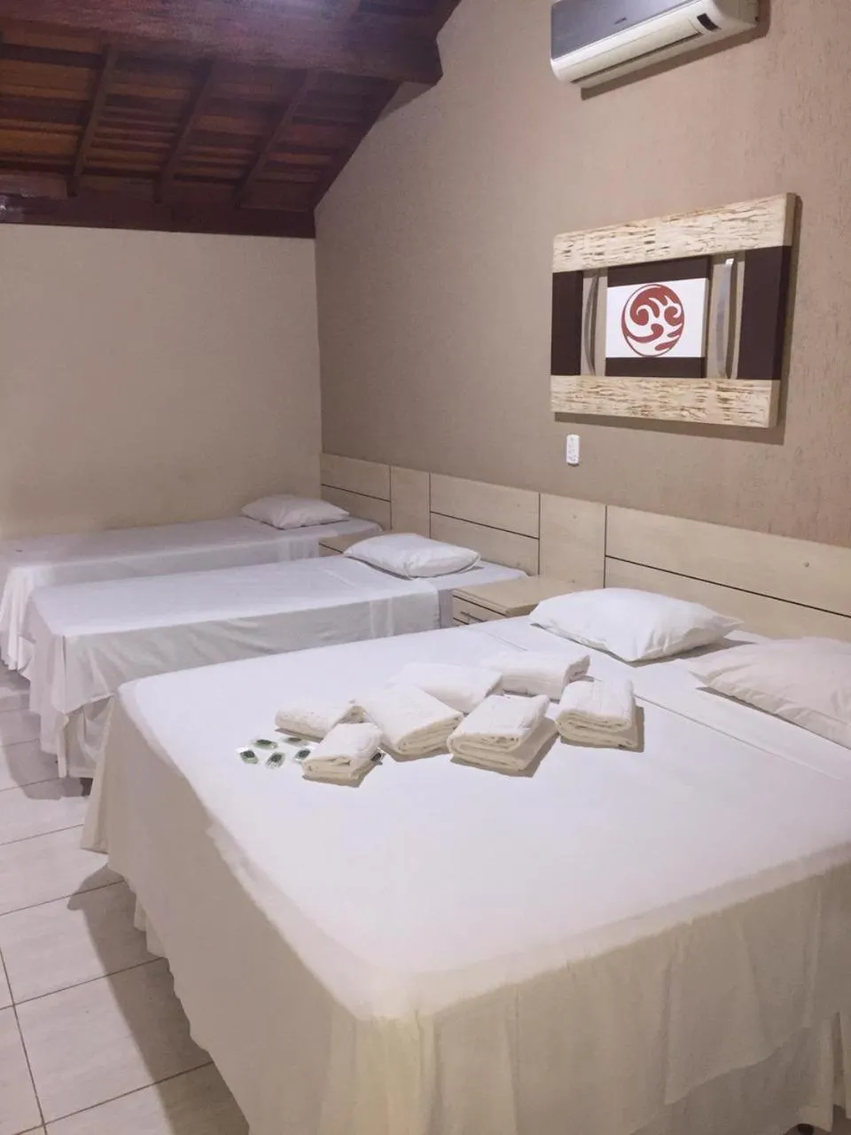 Bed in Pousada Faruk