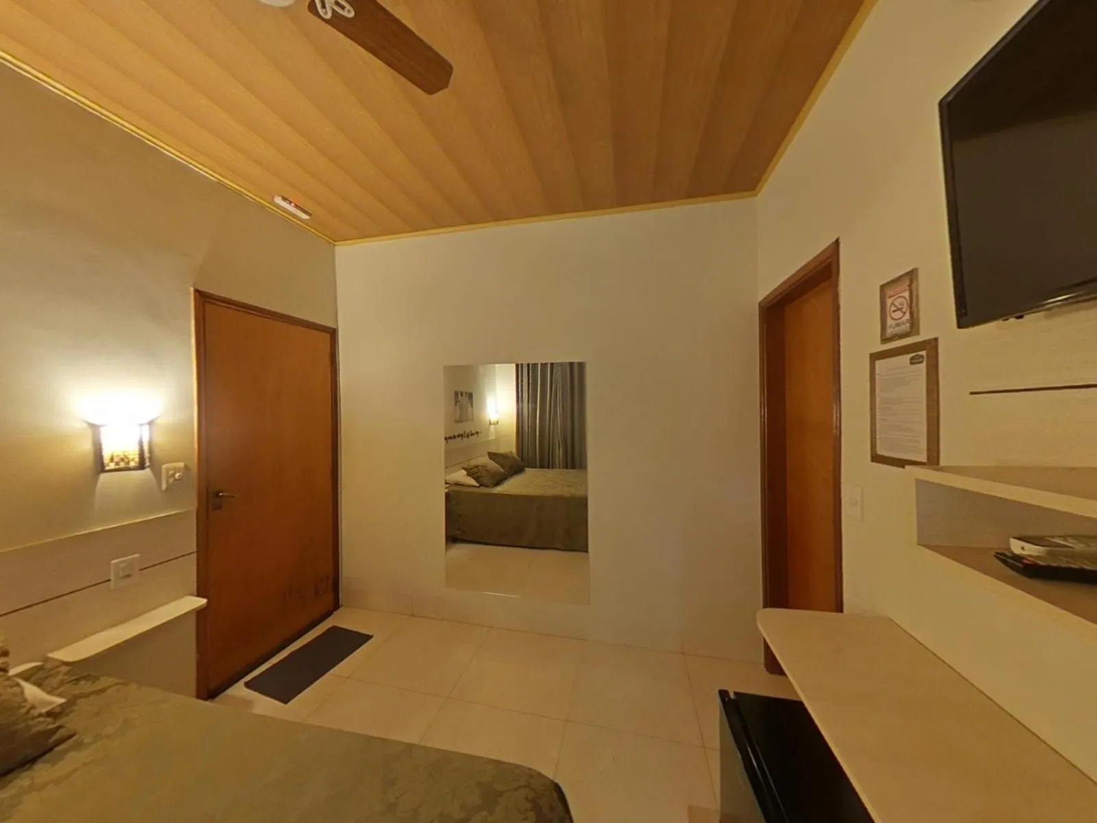 Bed in Pousada Faruk