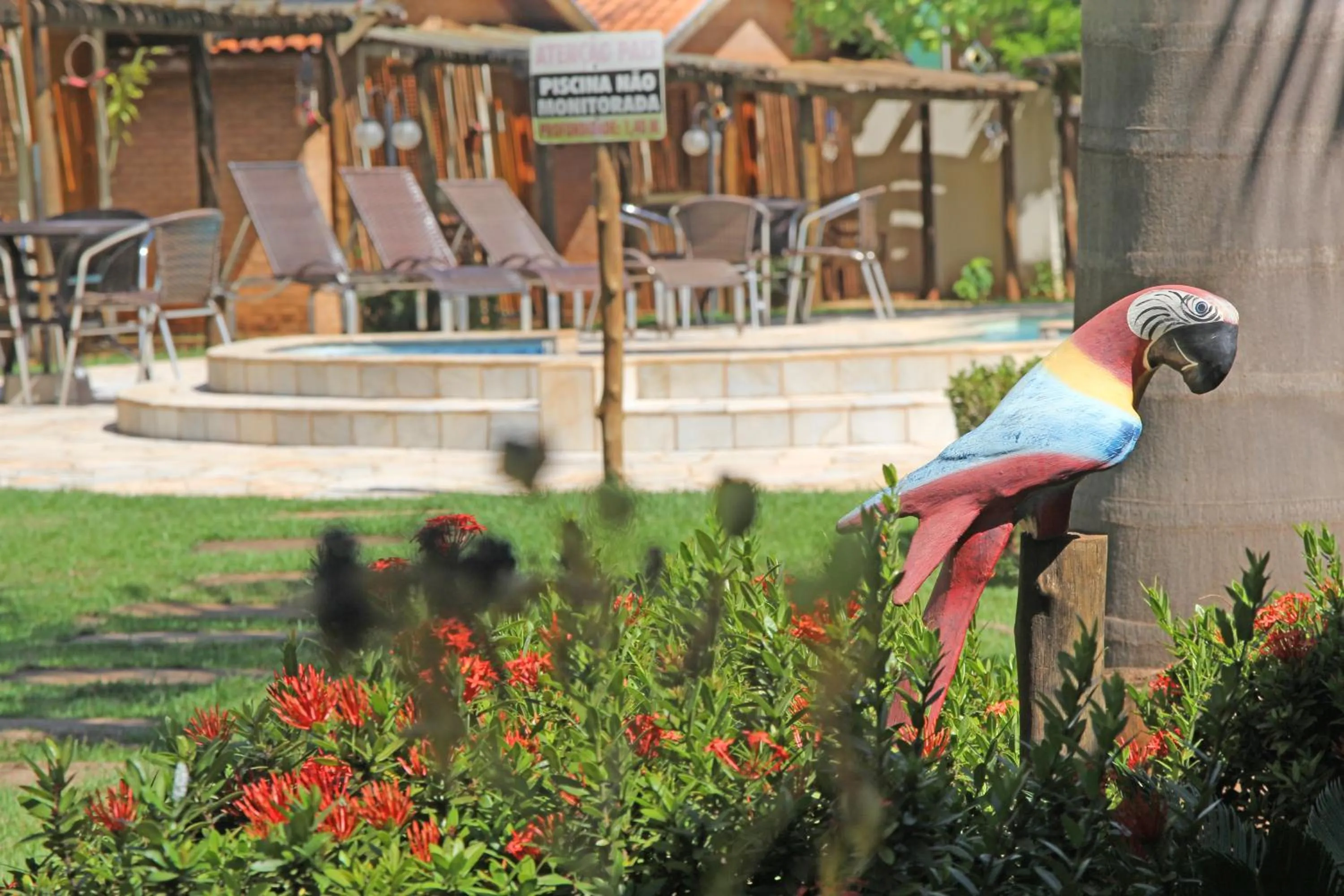 Garden in Pousada Faruk