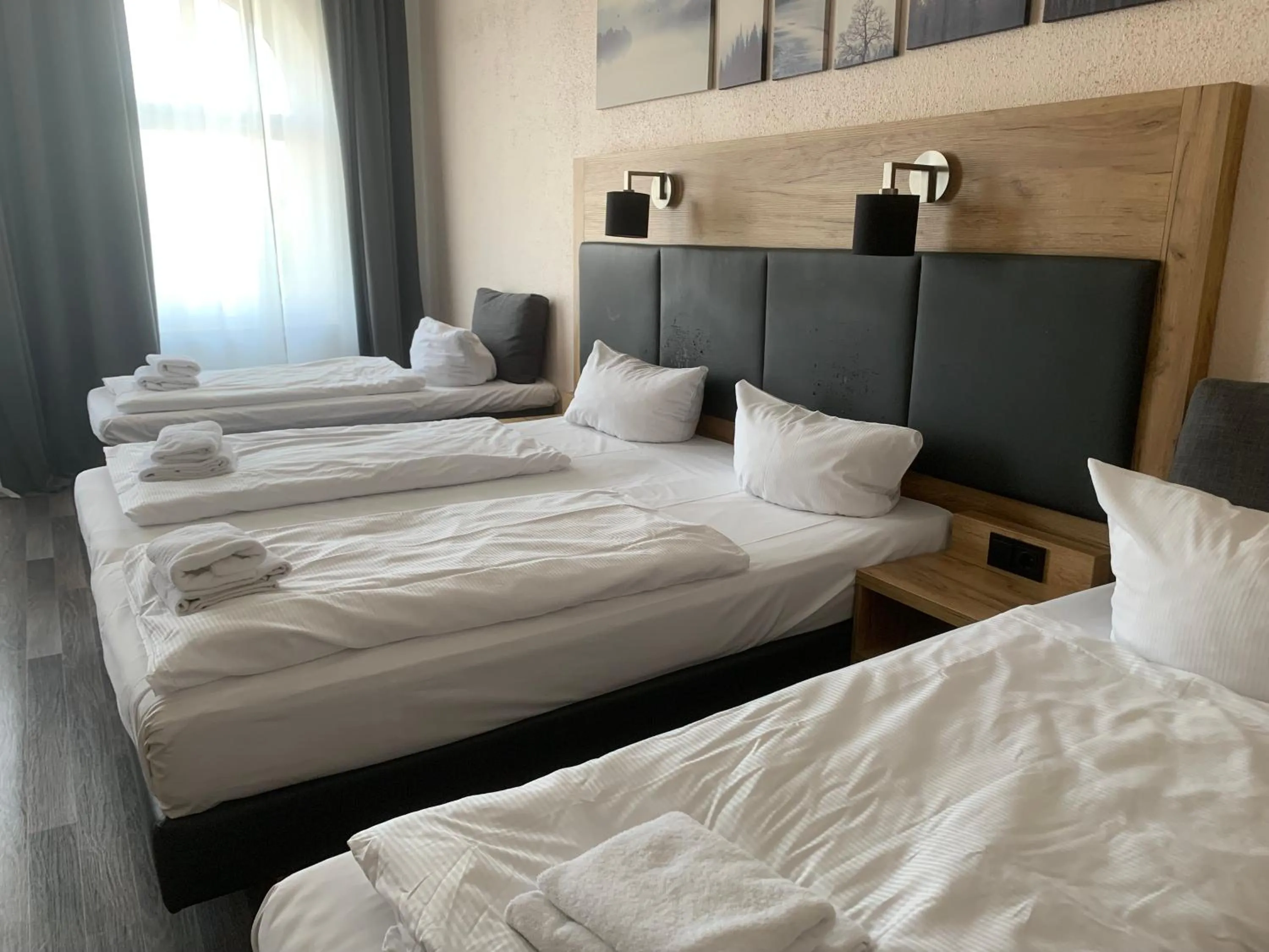 Bed in Hotel Bee Fang