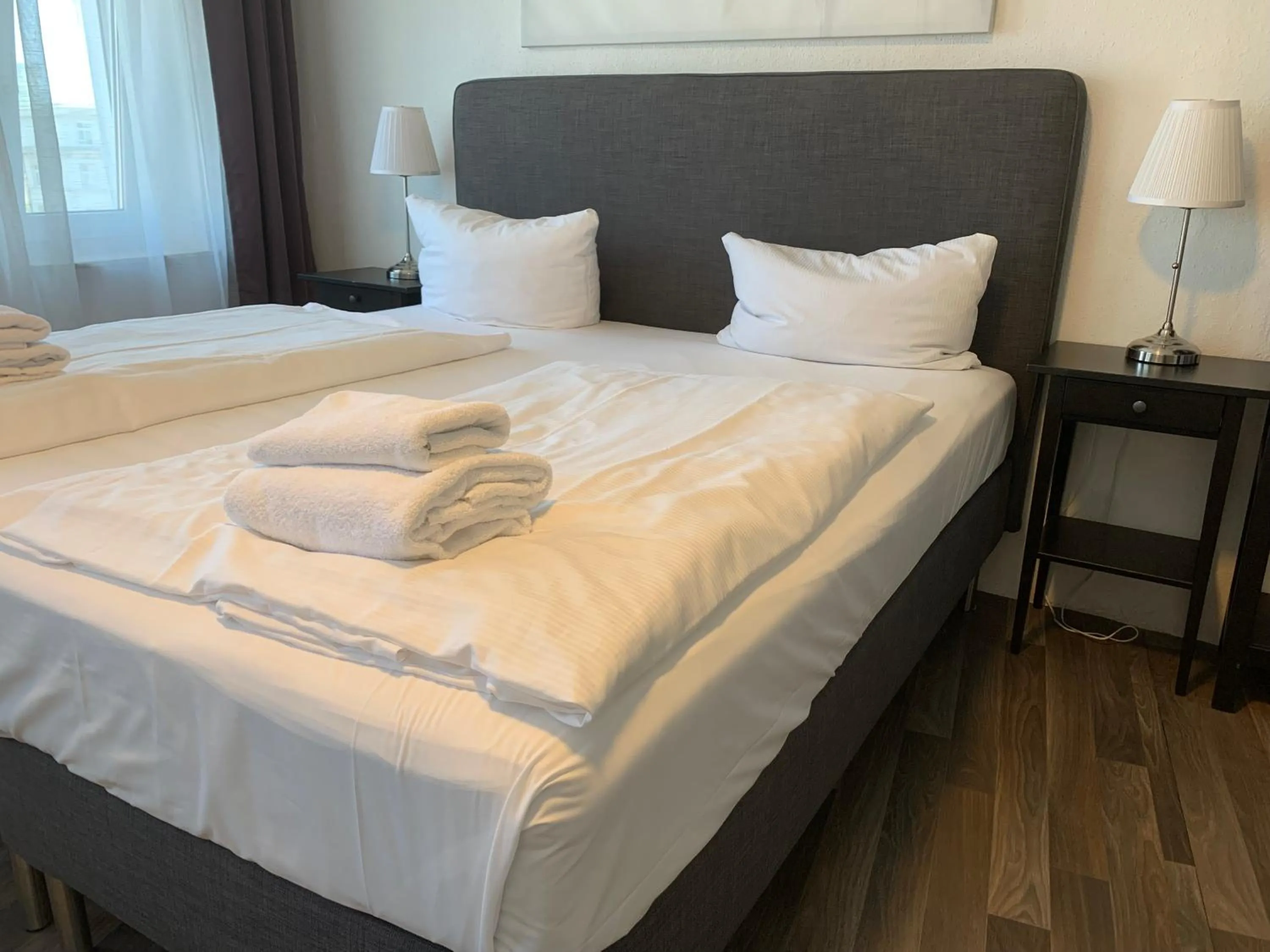 Bed in Hotel Bee Fang