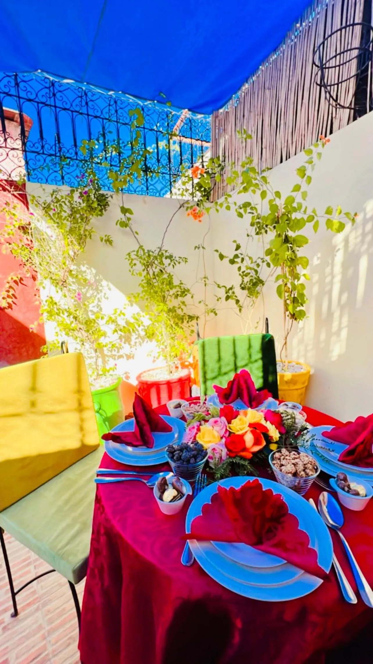Seating area in Riad Eva