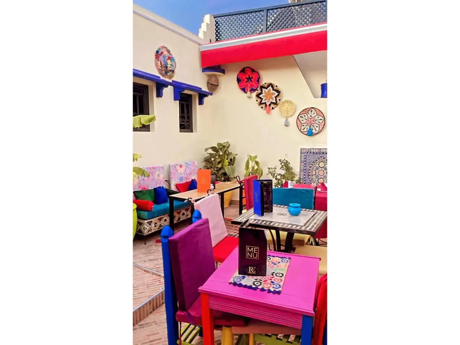Patio in Riad Eva