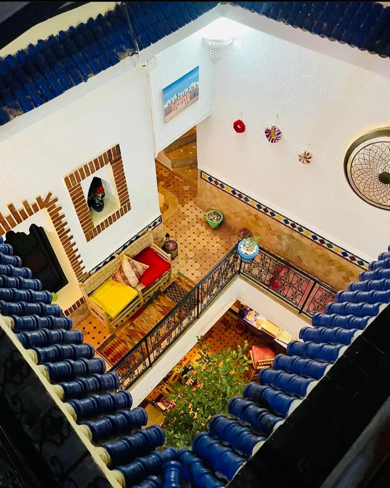 Patio in Riad Eva