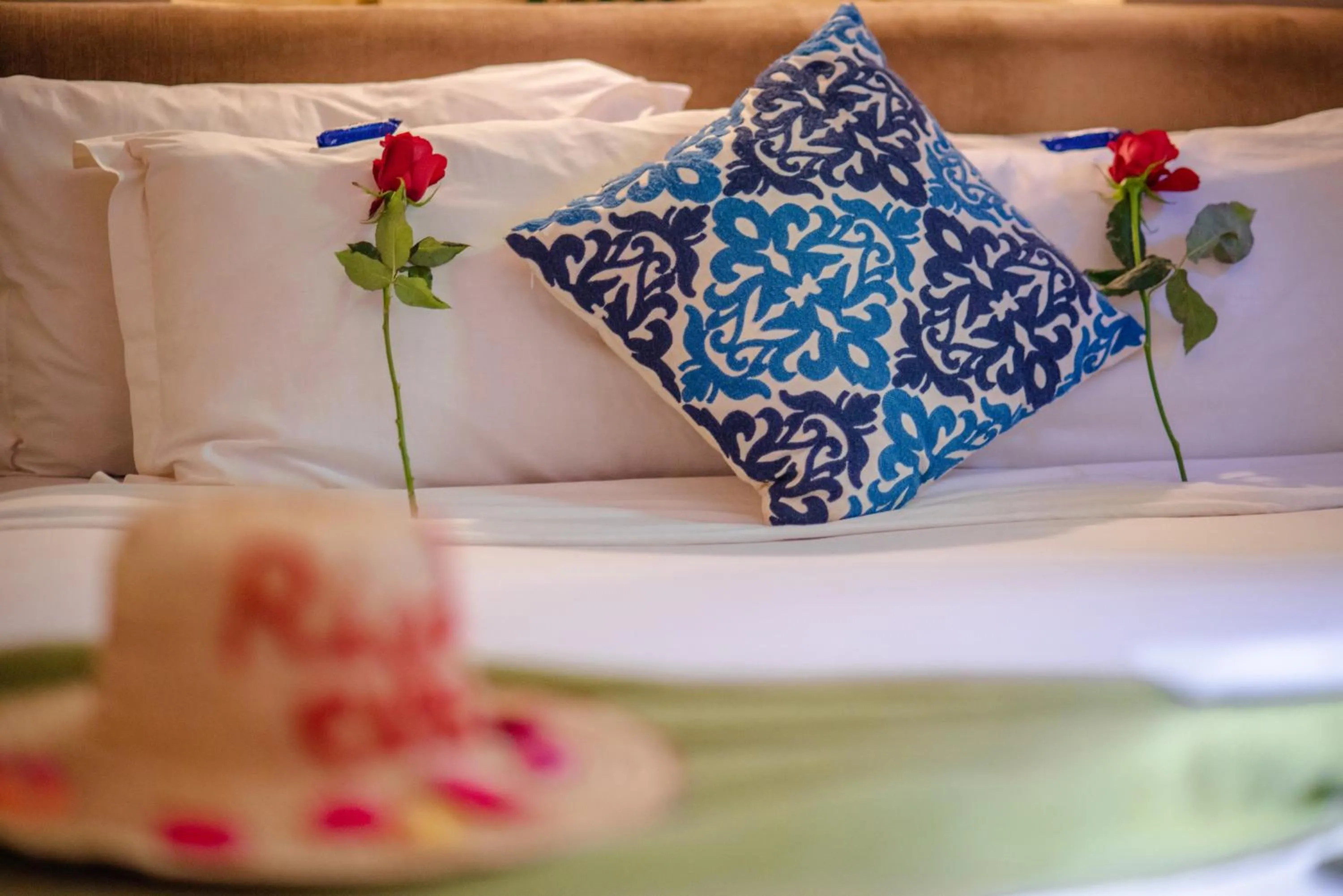 Bed in Riad Eva