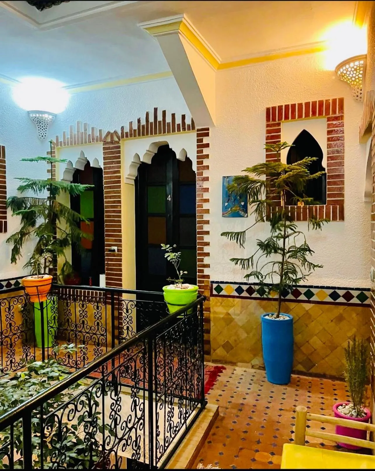 Patio in Riad Eva