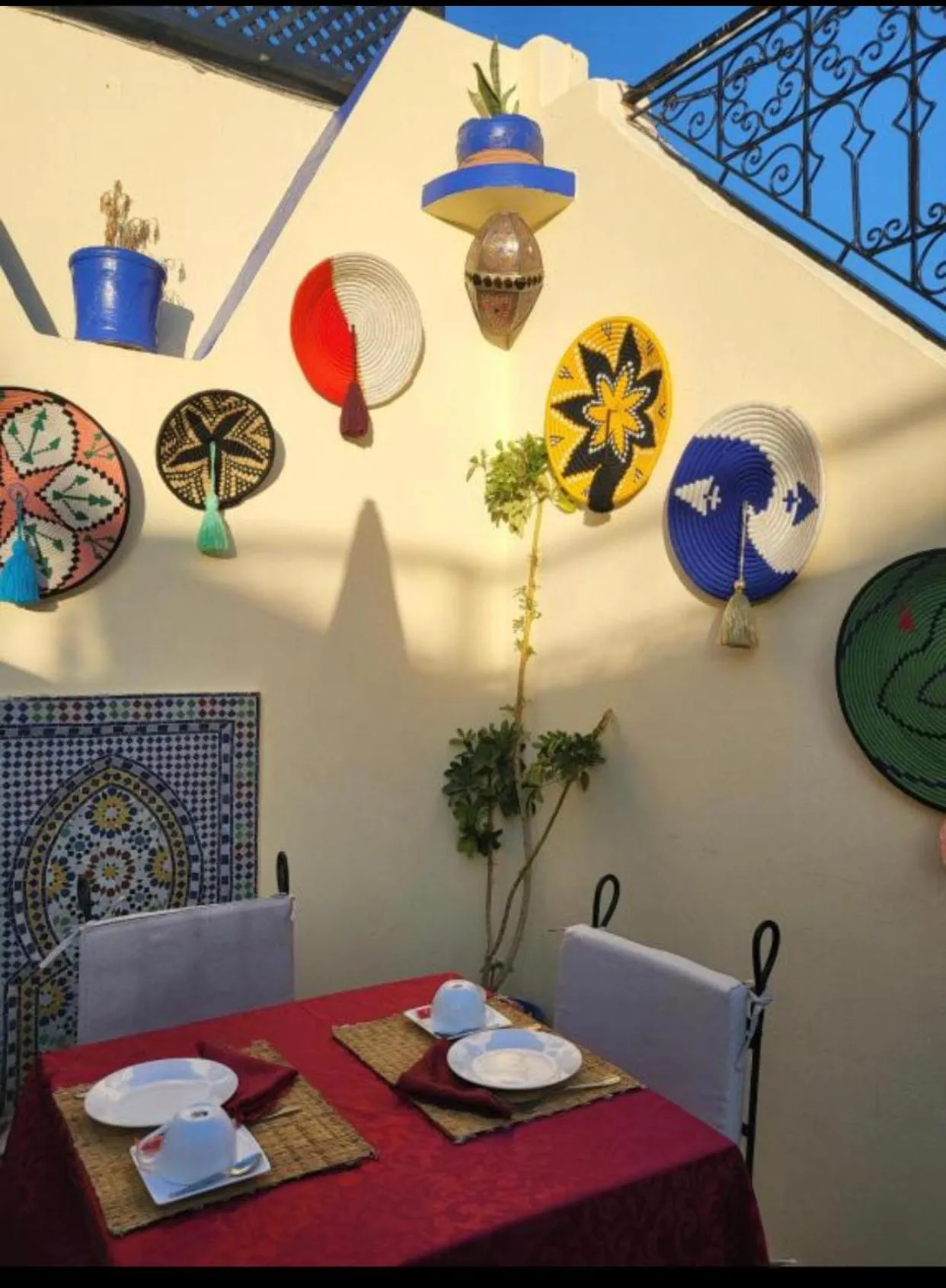 Decorative detail in Riad Eva