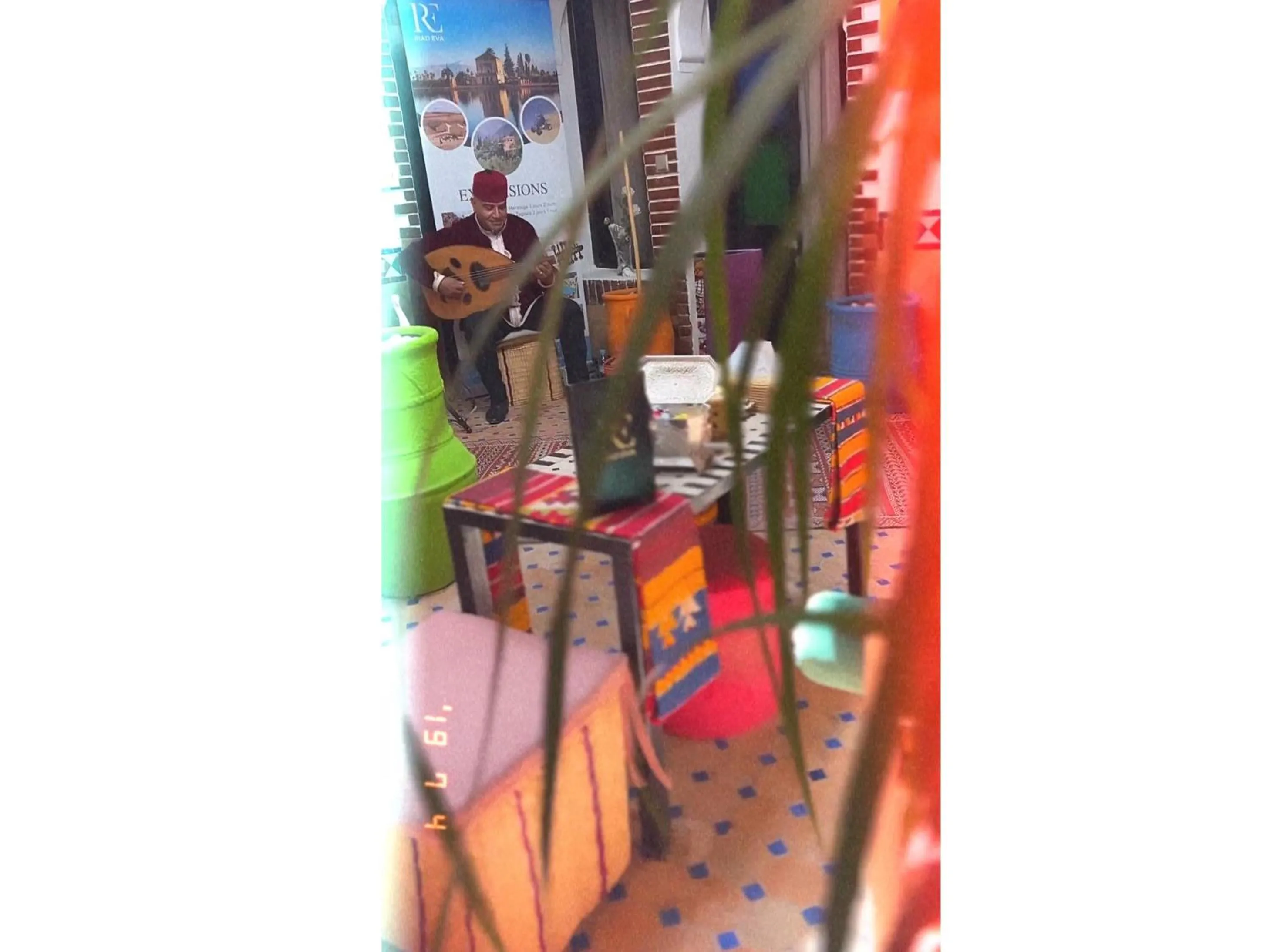 Evening entertainment in Riad Eva