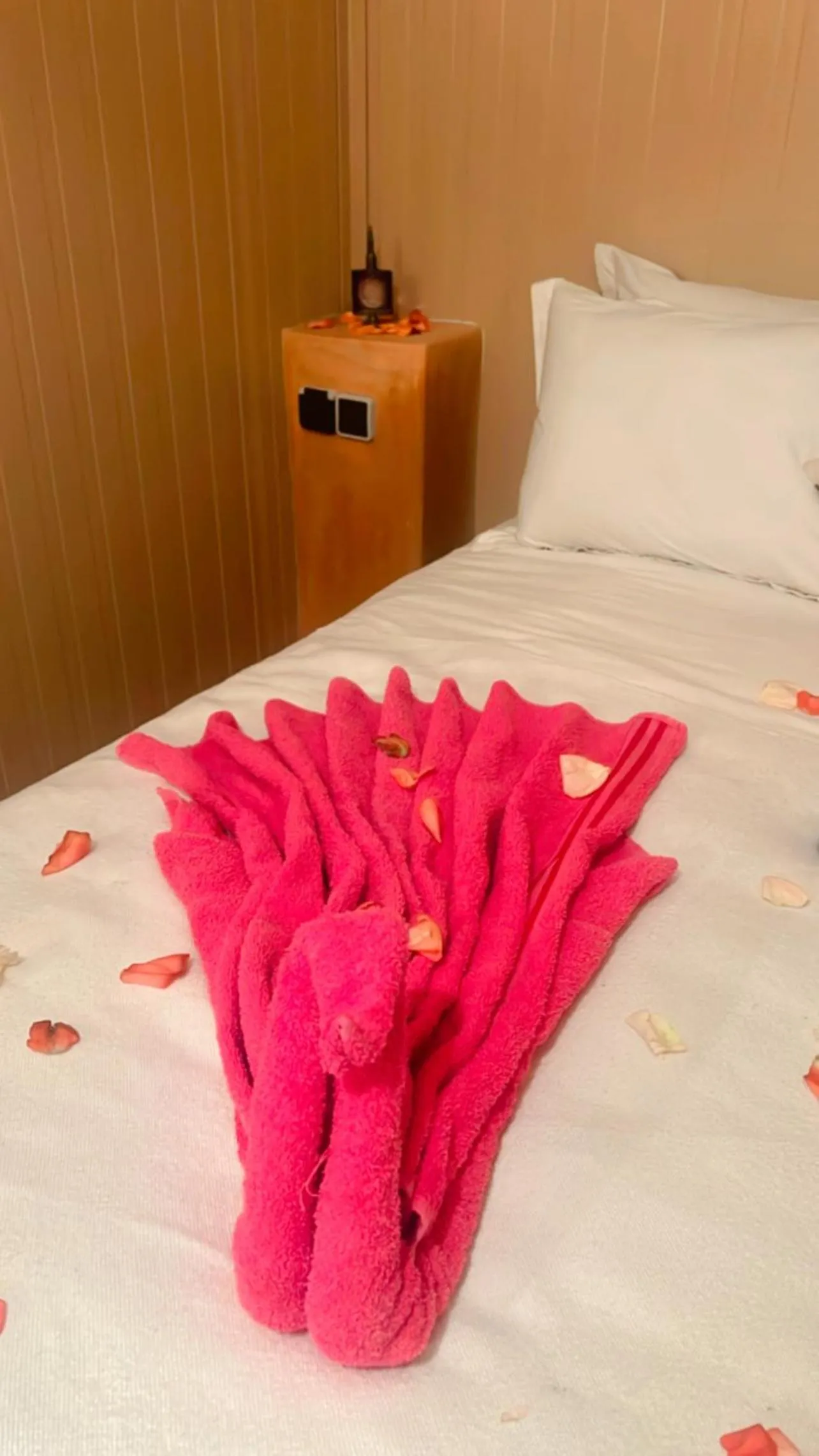 Bed in Riad Eva