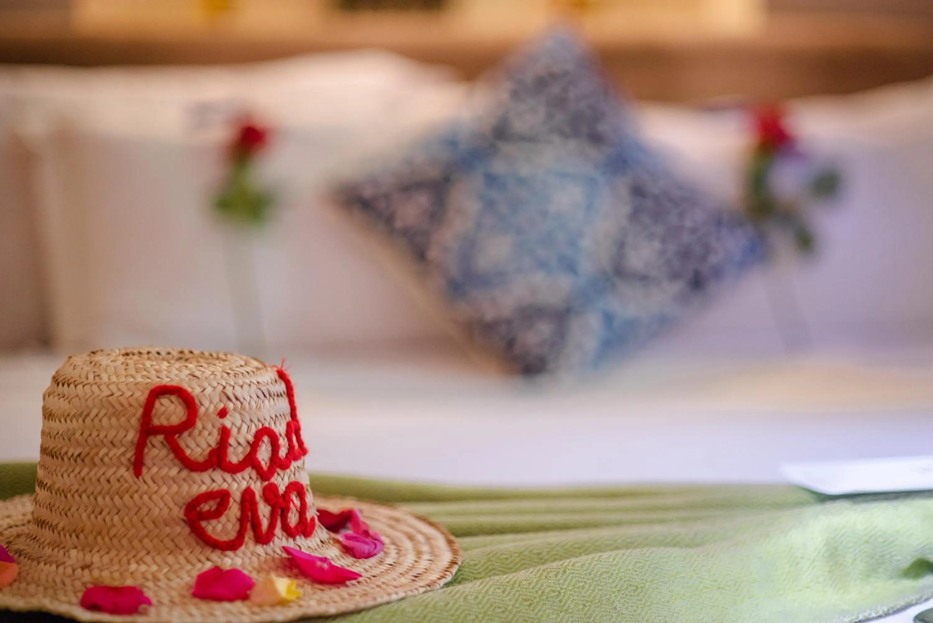 Bed in Riad Eva