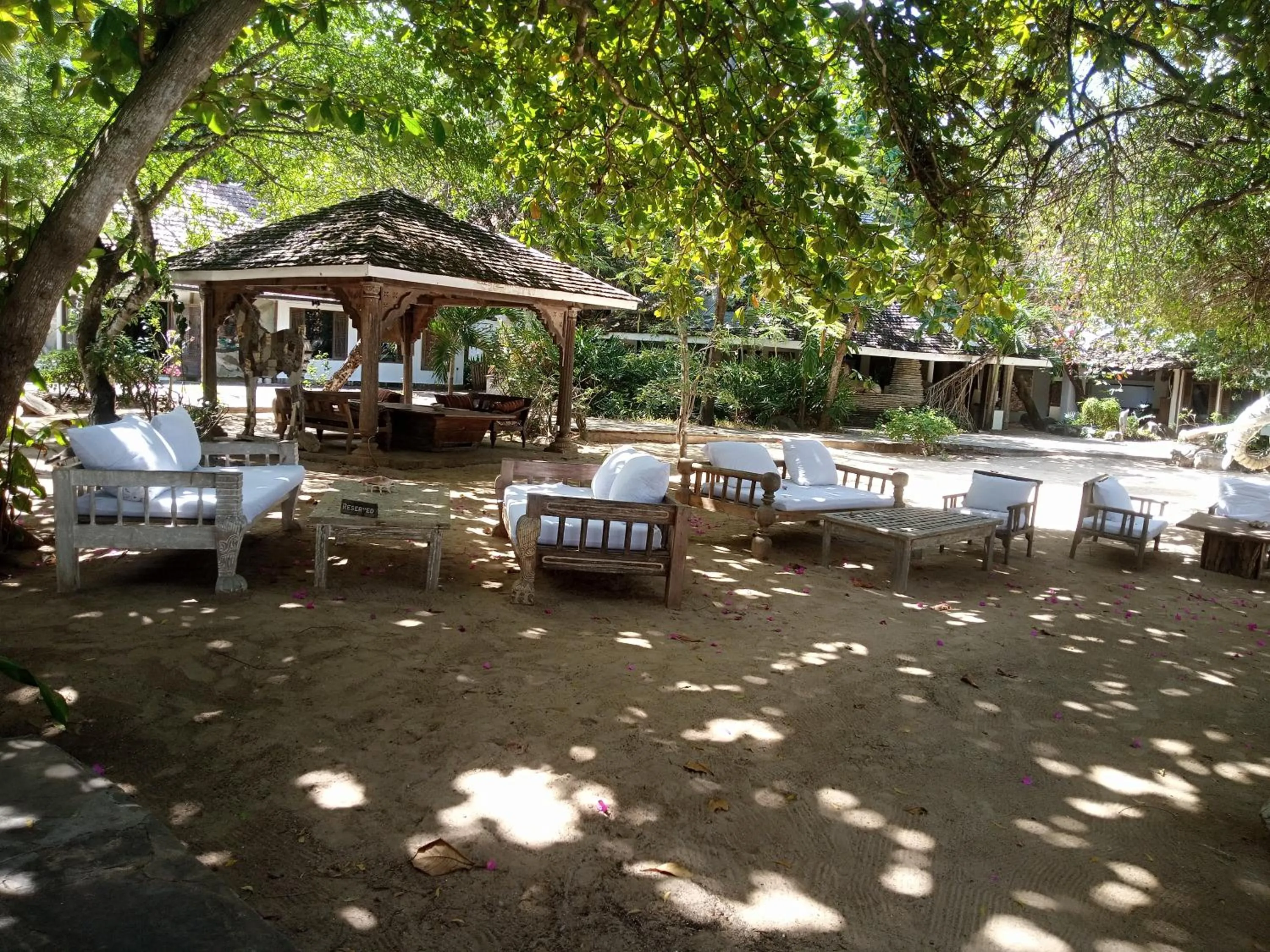 Garden view in White Elephant Sea Lodge