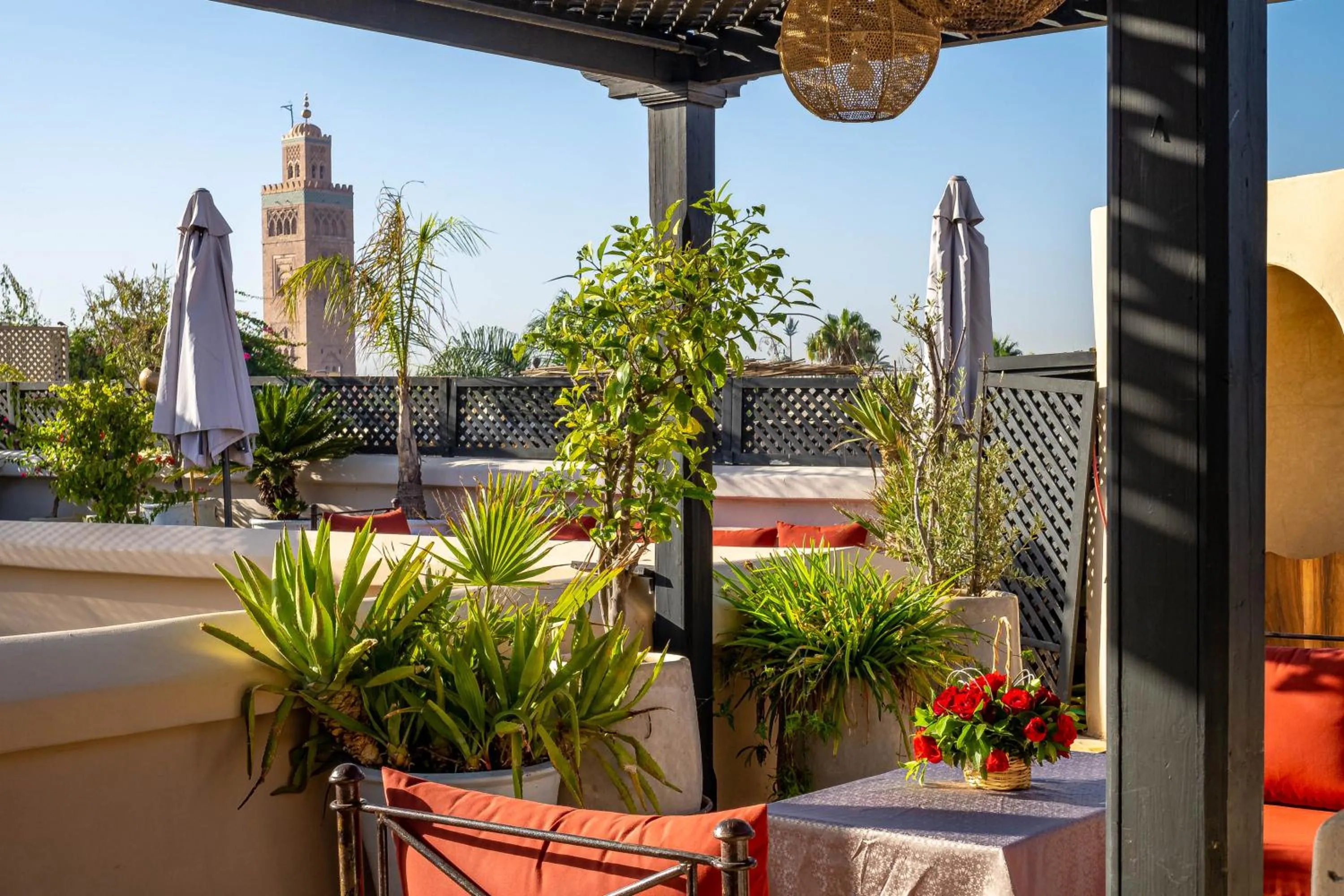 Garden in Riad La Croix Berbere Deluxe