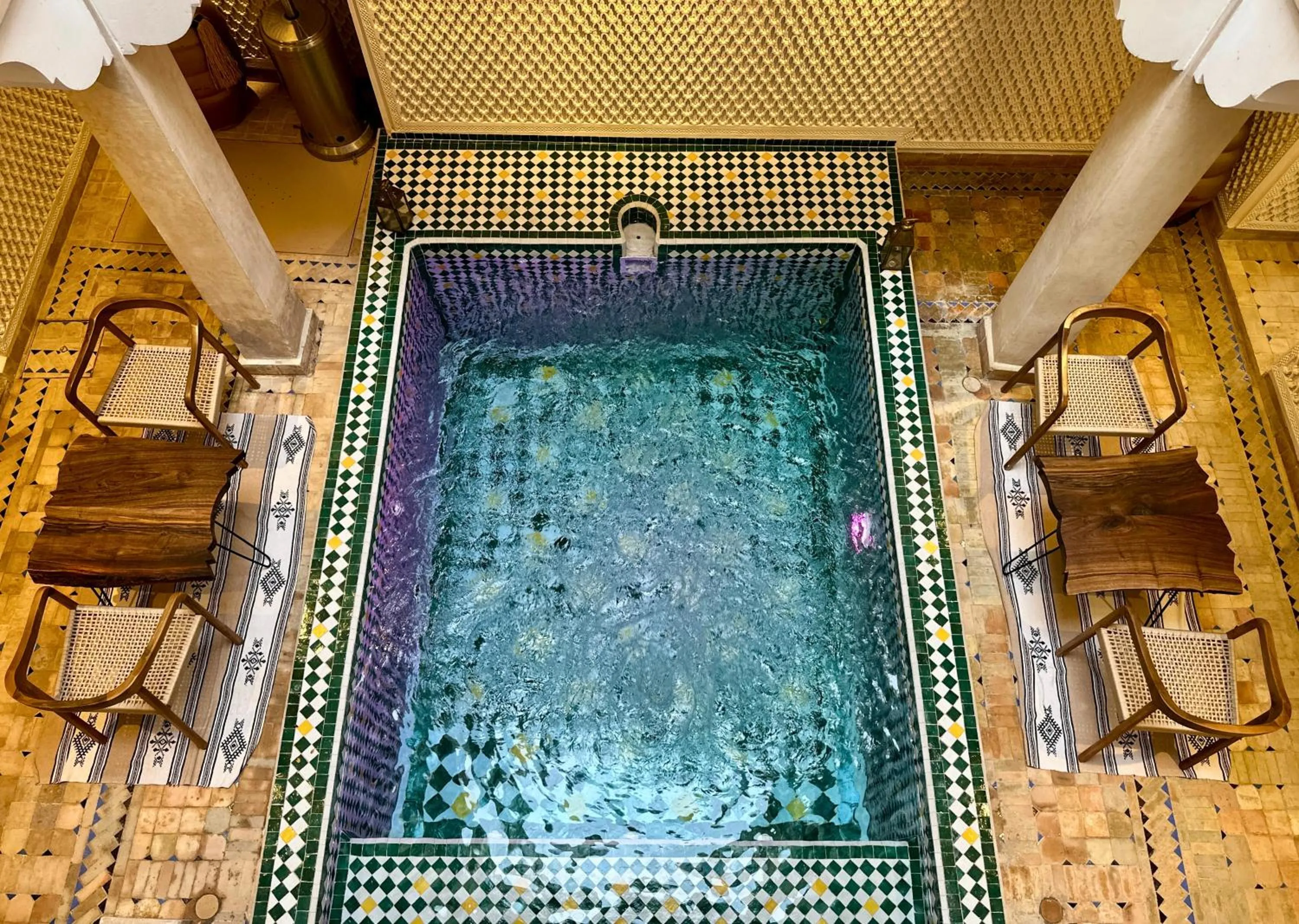 Patio in Riad La Croix Berbere Deluxe