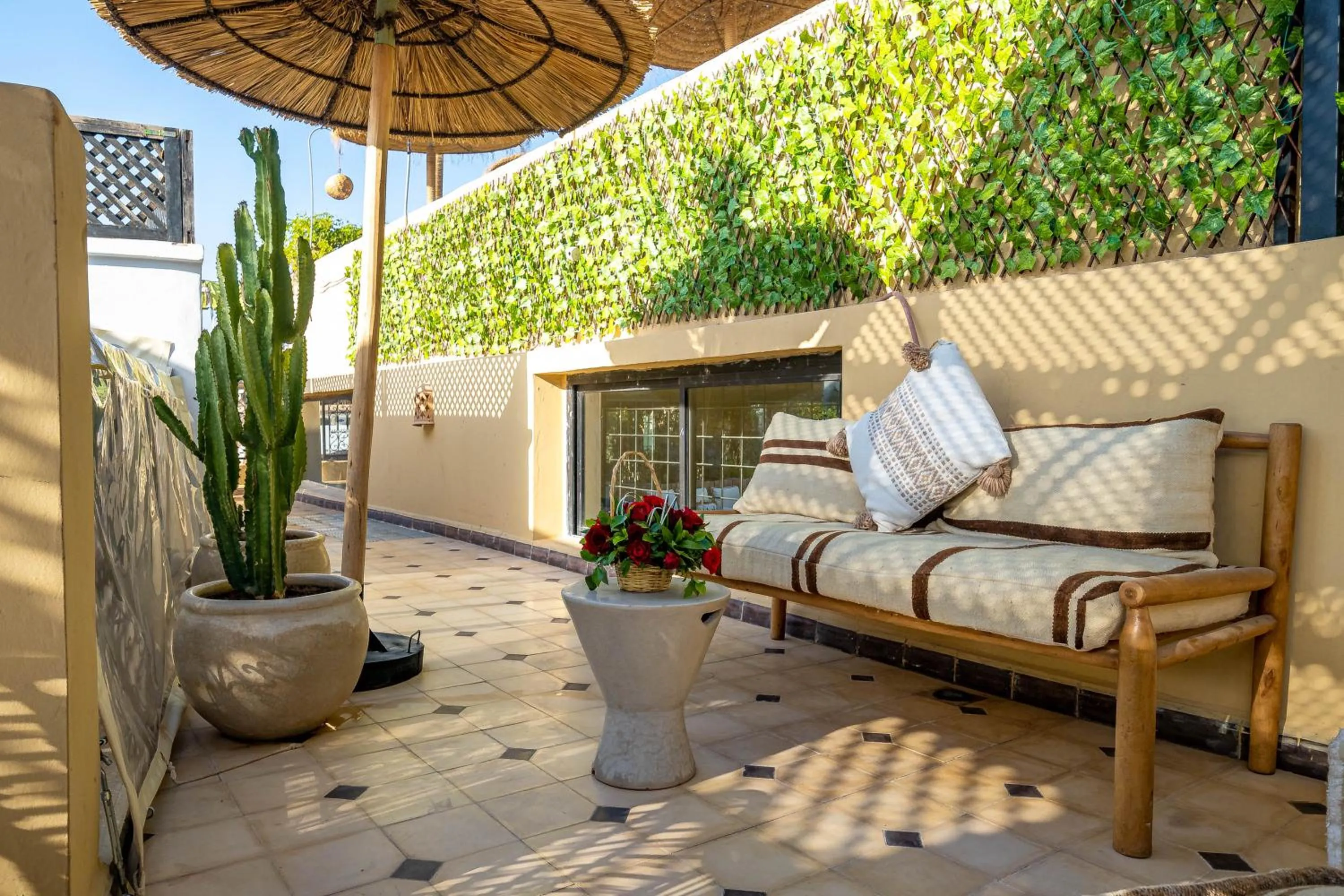 Balcony/Terrace in Riad La Croix Berbere Deluxe
