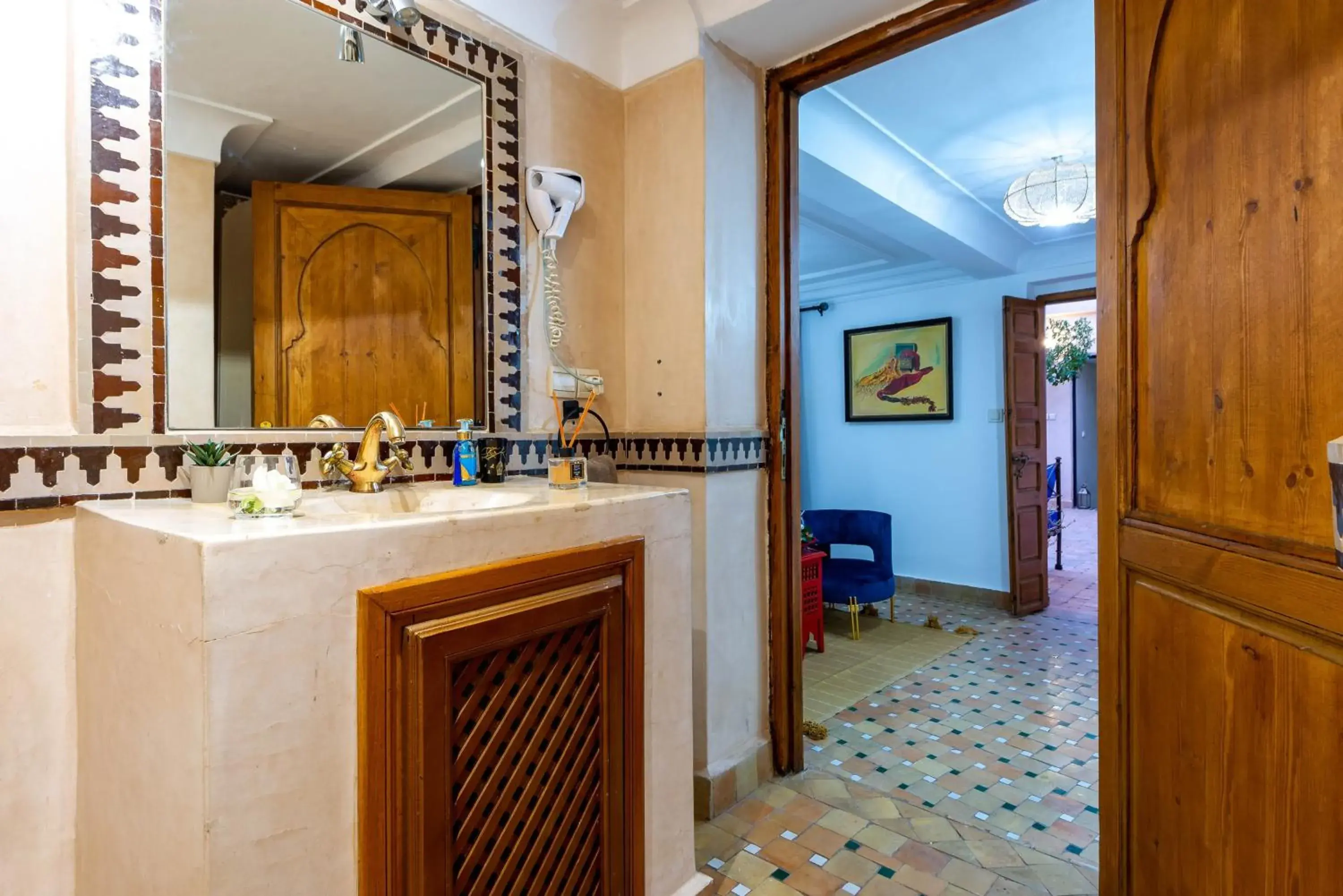 Bathroom in Riad La Croix Berbere De Luxe