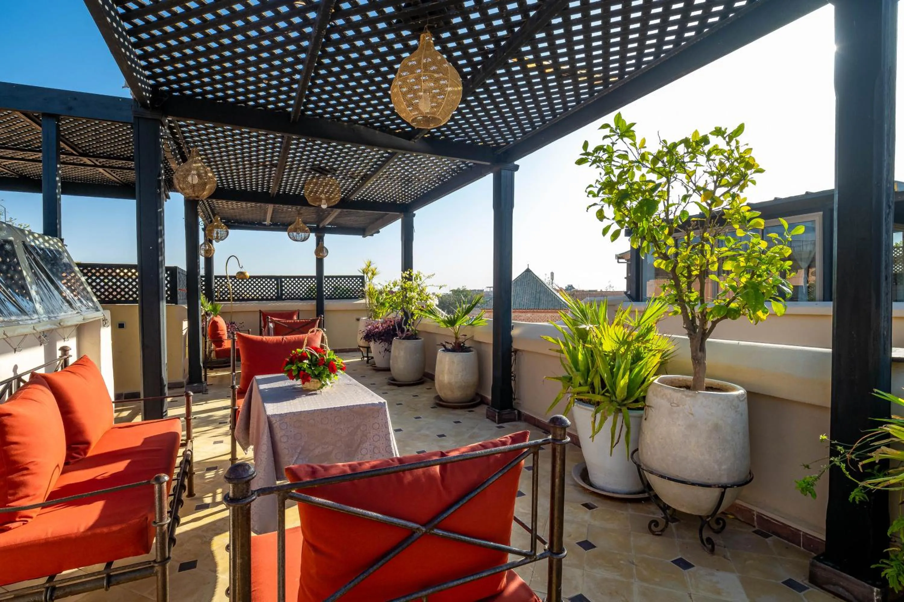 Garden in Riad La Croix Berbere Deluxe