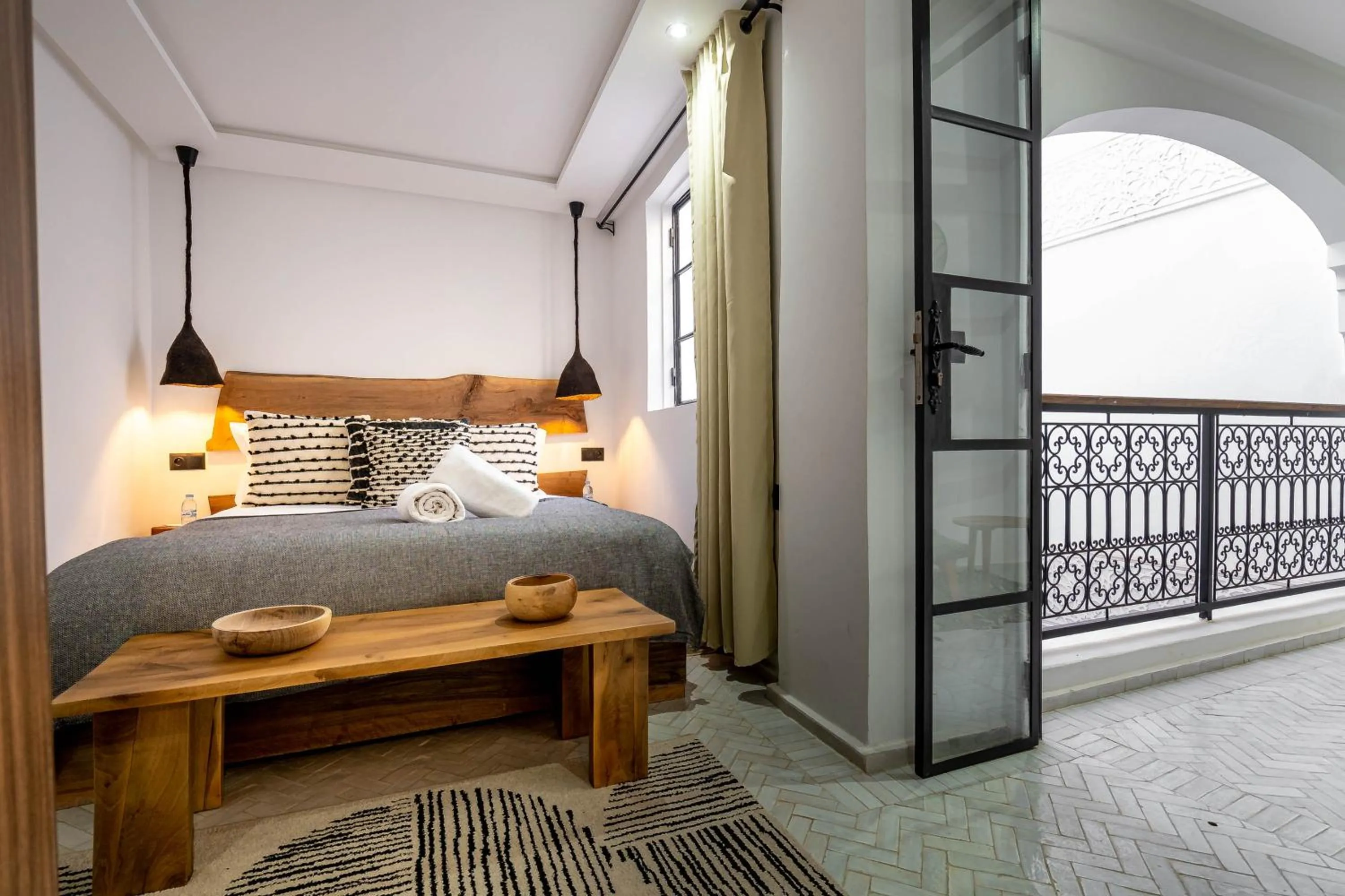 Bedroom, Bed in Riad La Croix Berbere Deluxe