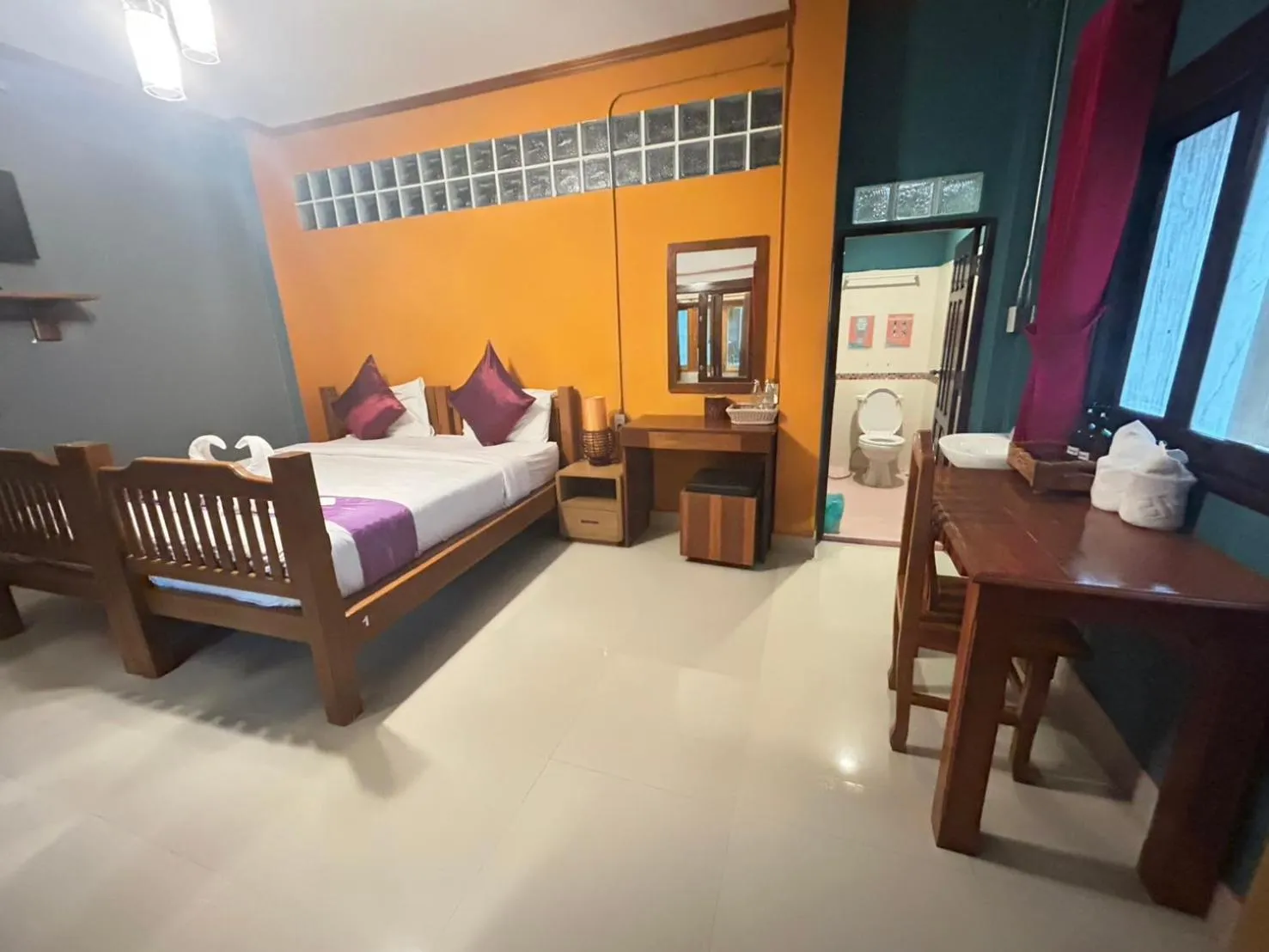 Bed in Araya Boutique Hotel