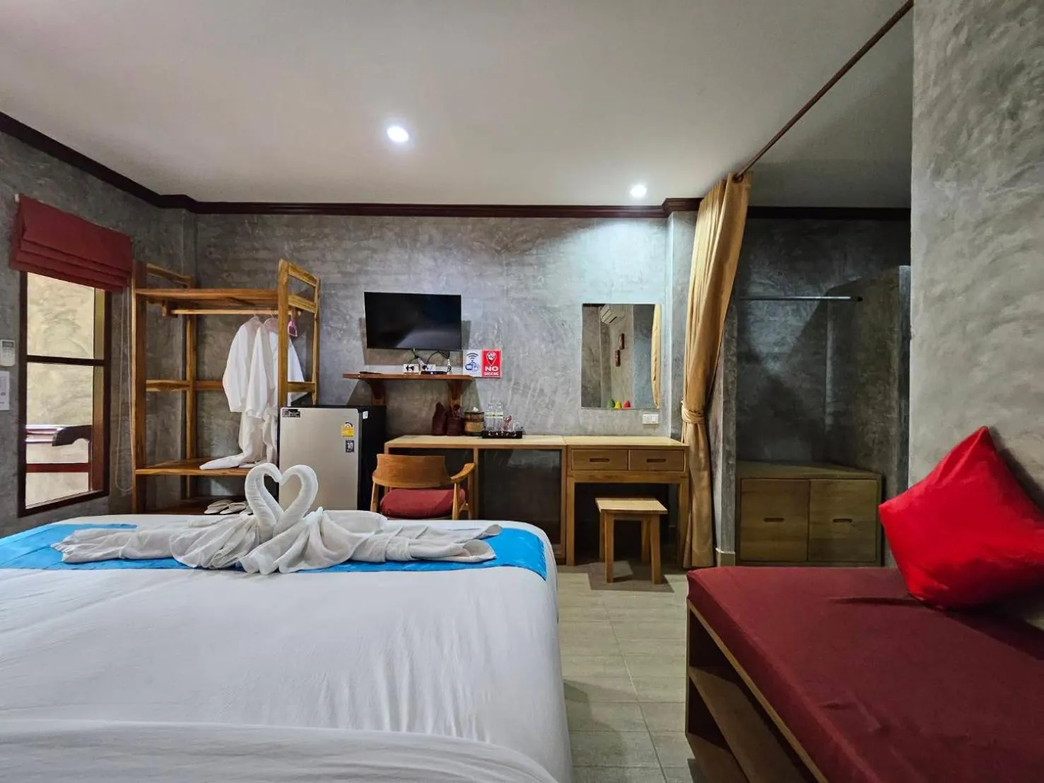 Bed in Araya Boutique Hotel