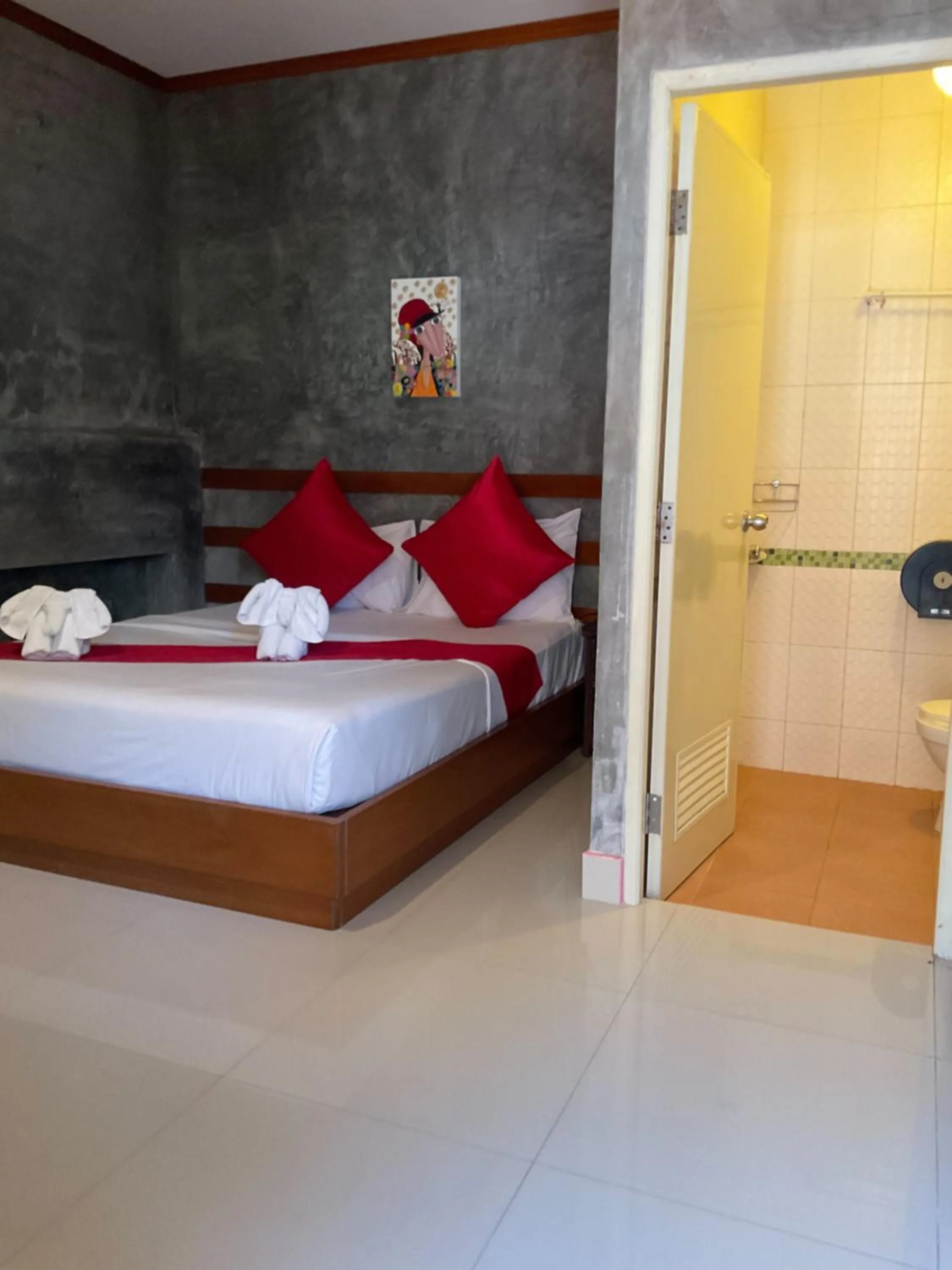 Bed in Araya Boutique Hotel