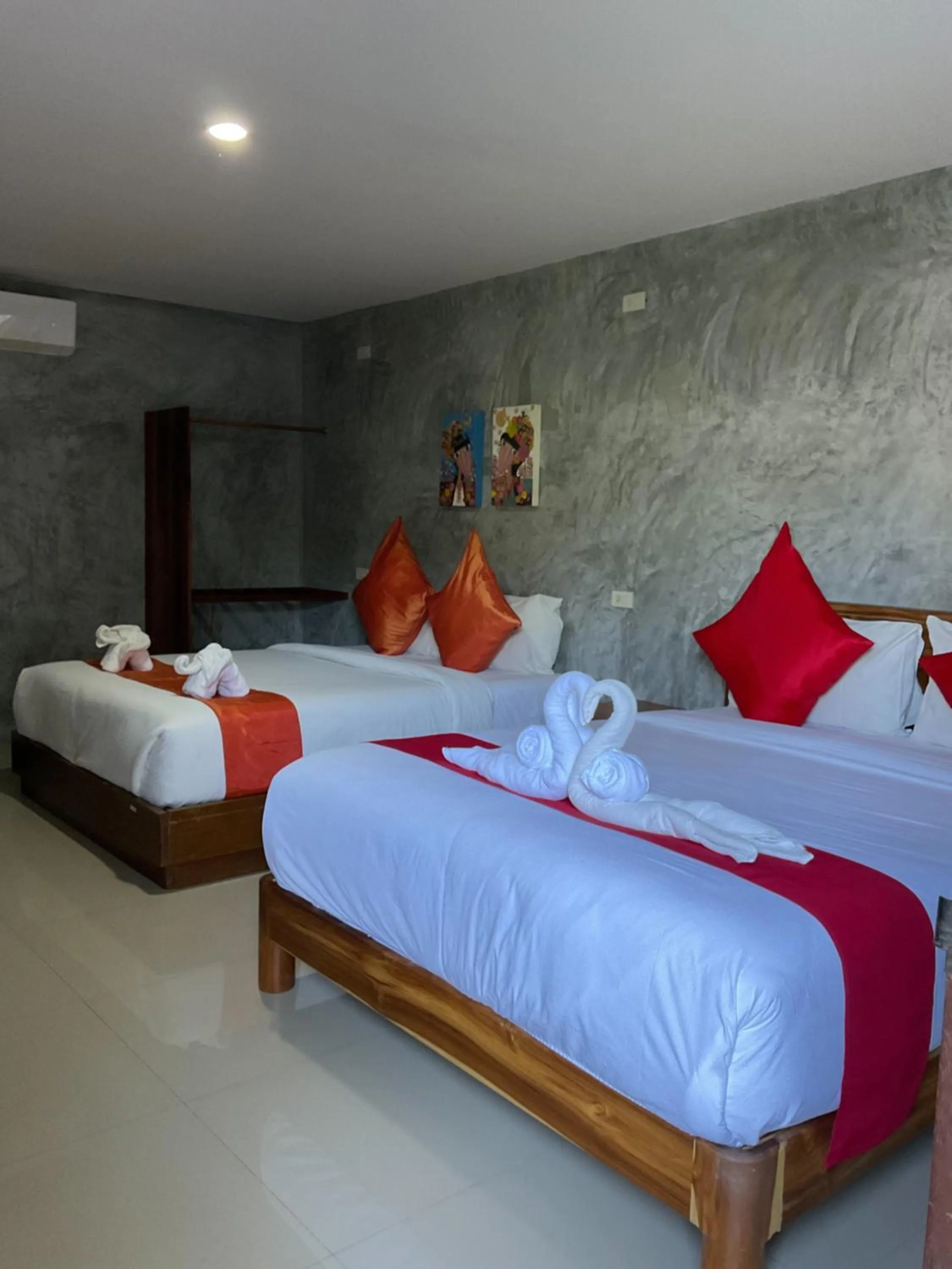 Bed in Araya Boutique Hotel