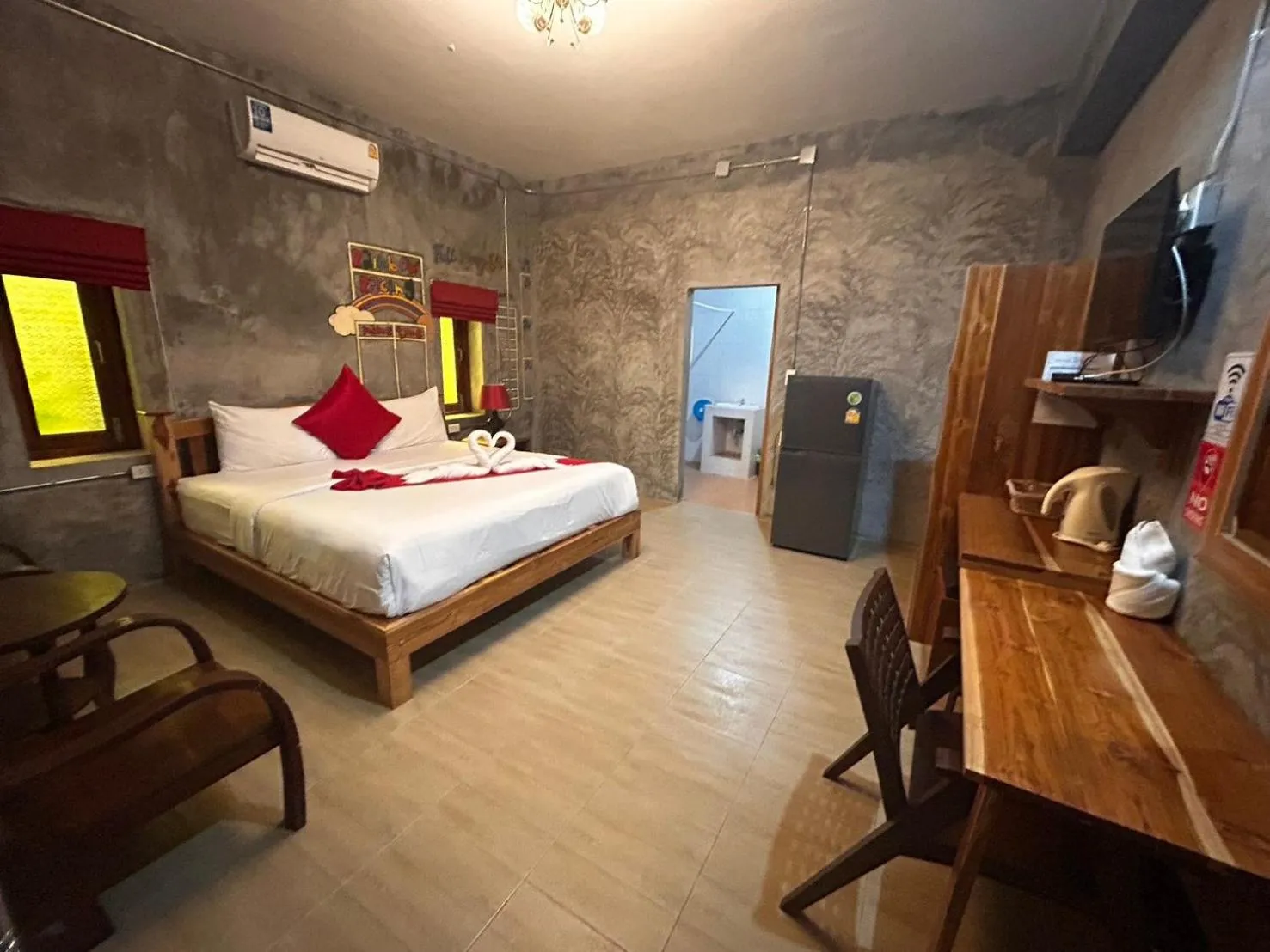 Bed in Araya Boutique Hotel