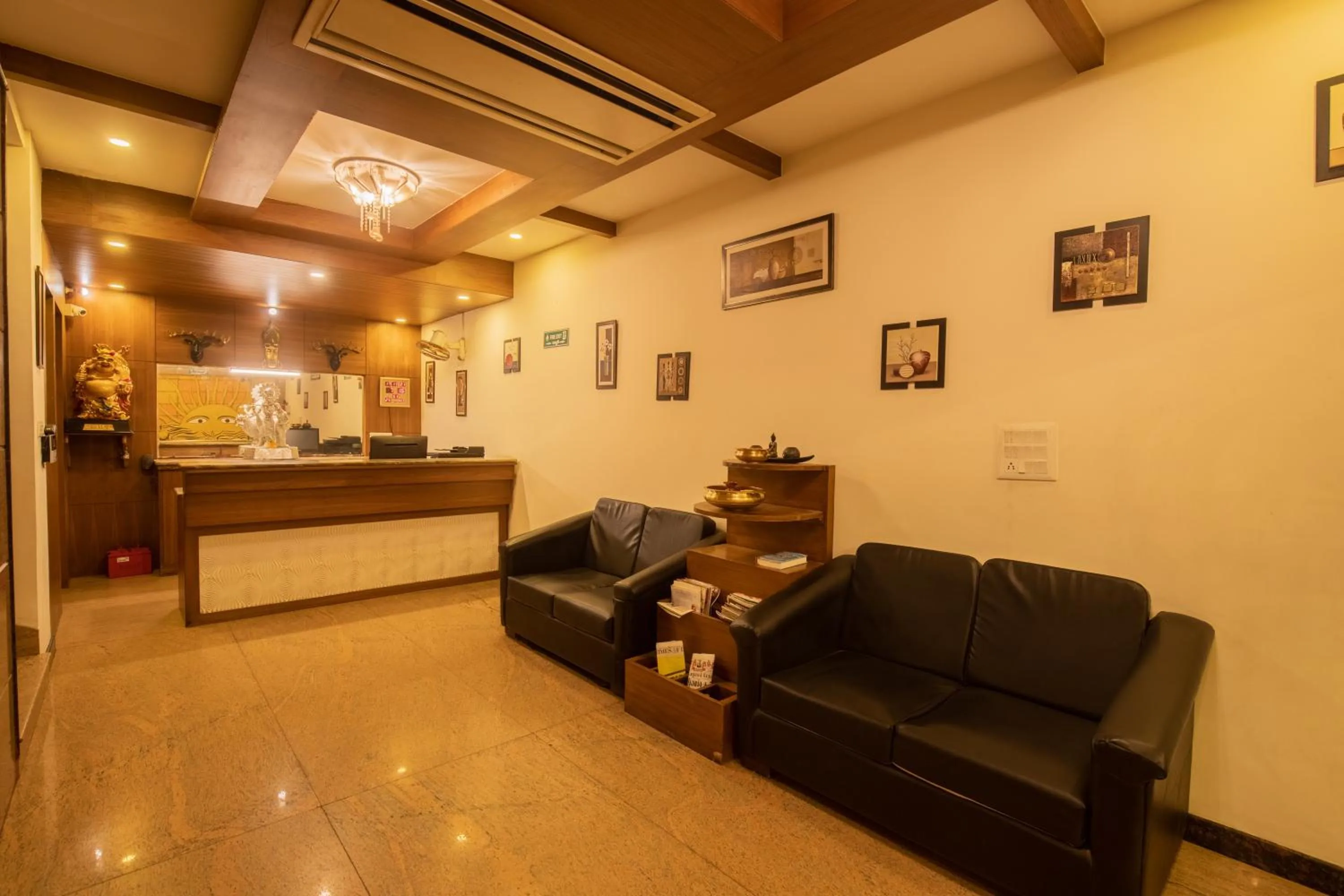 Seating area in Sri Krishna Palace