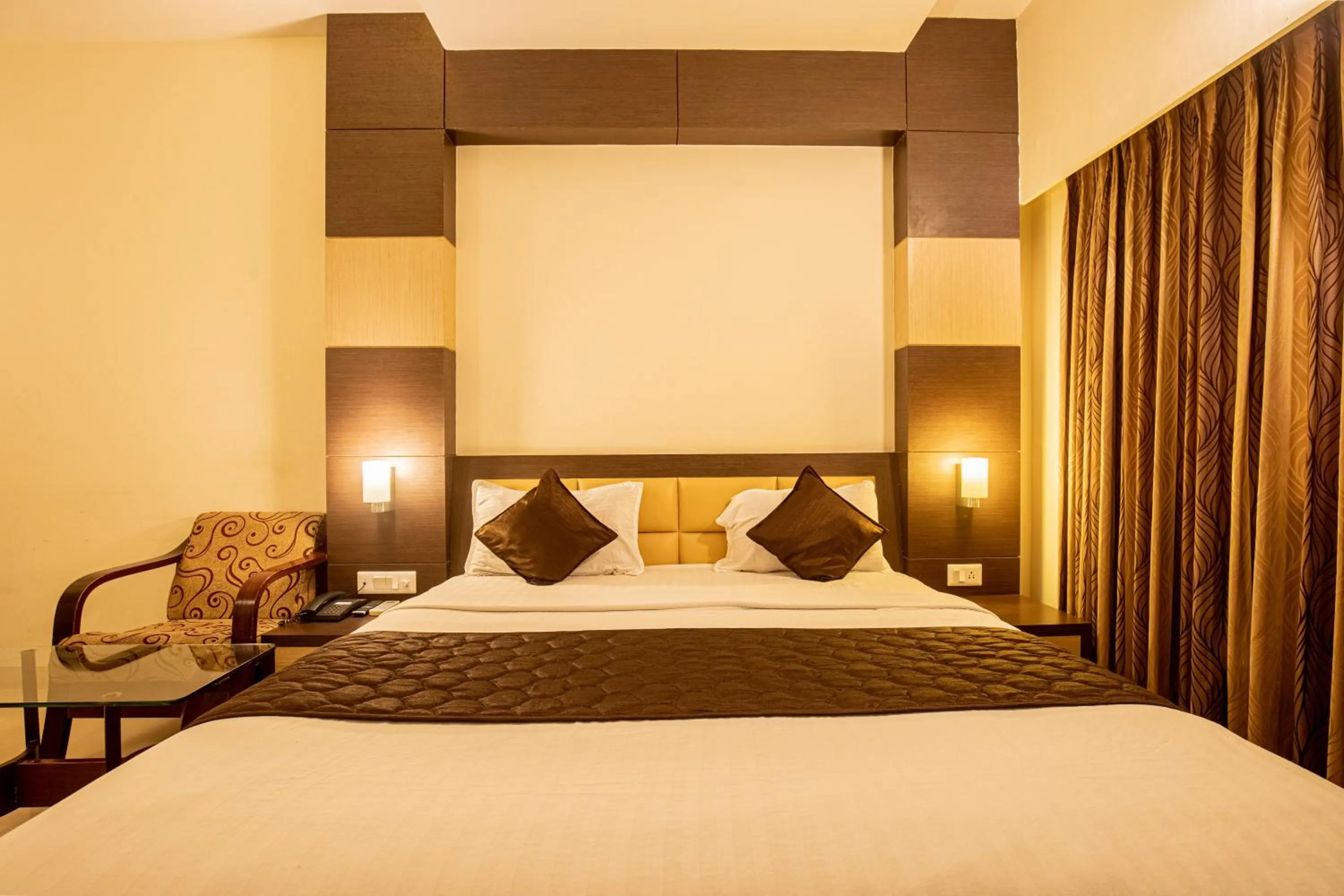 Bedroom, Bed in Sri Krishna Palace