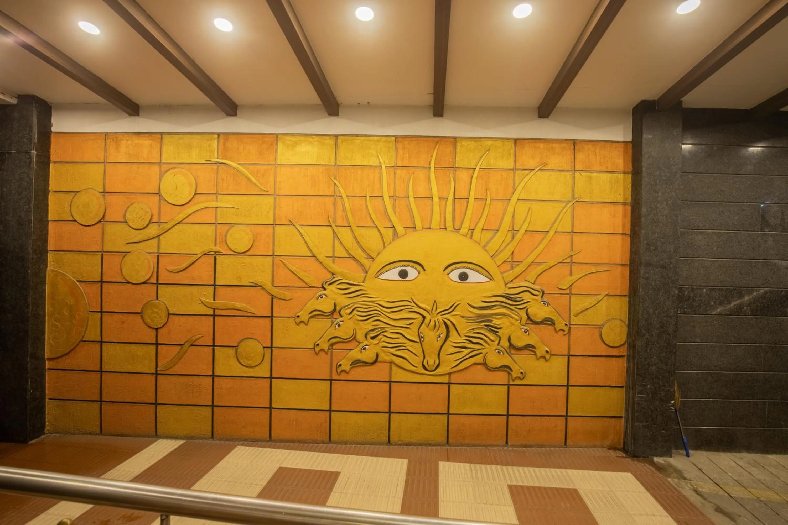 Facade/entrance in Sri Krishna Palace