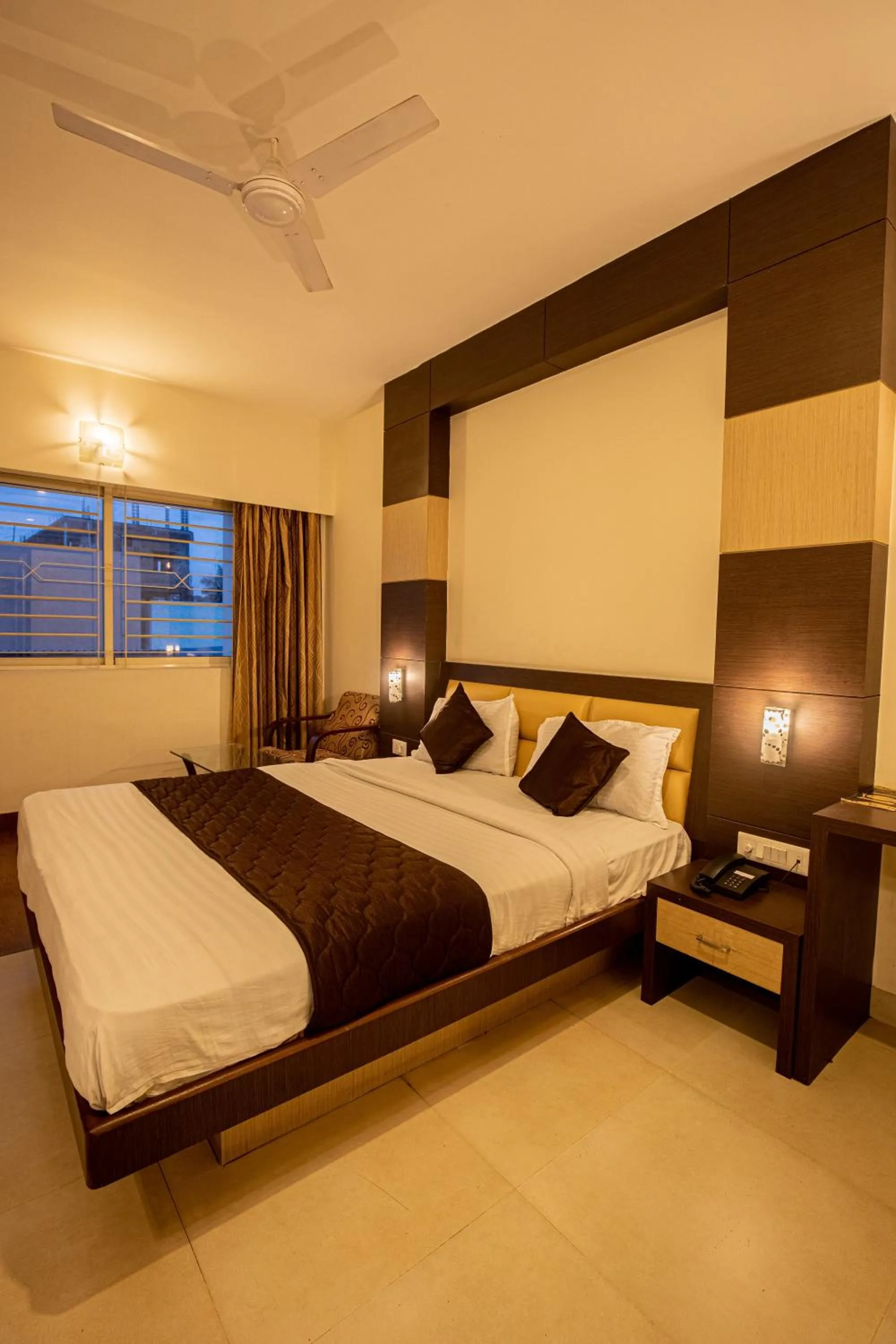 Bed in Sri Krishna Palace