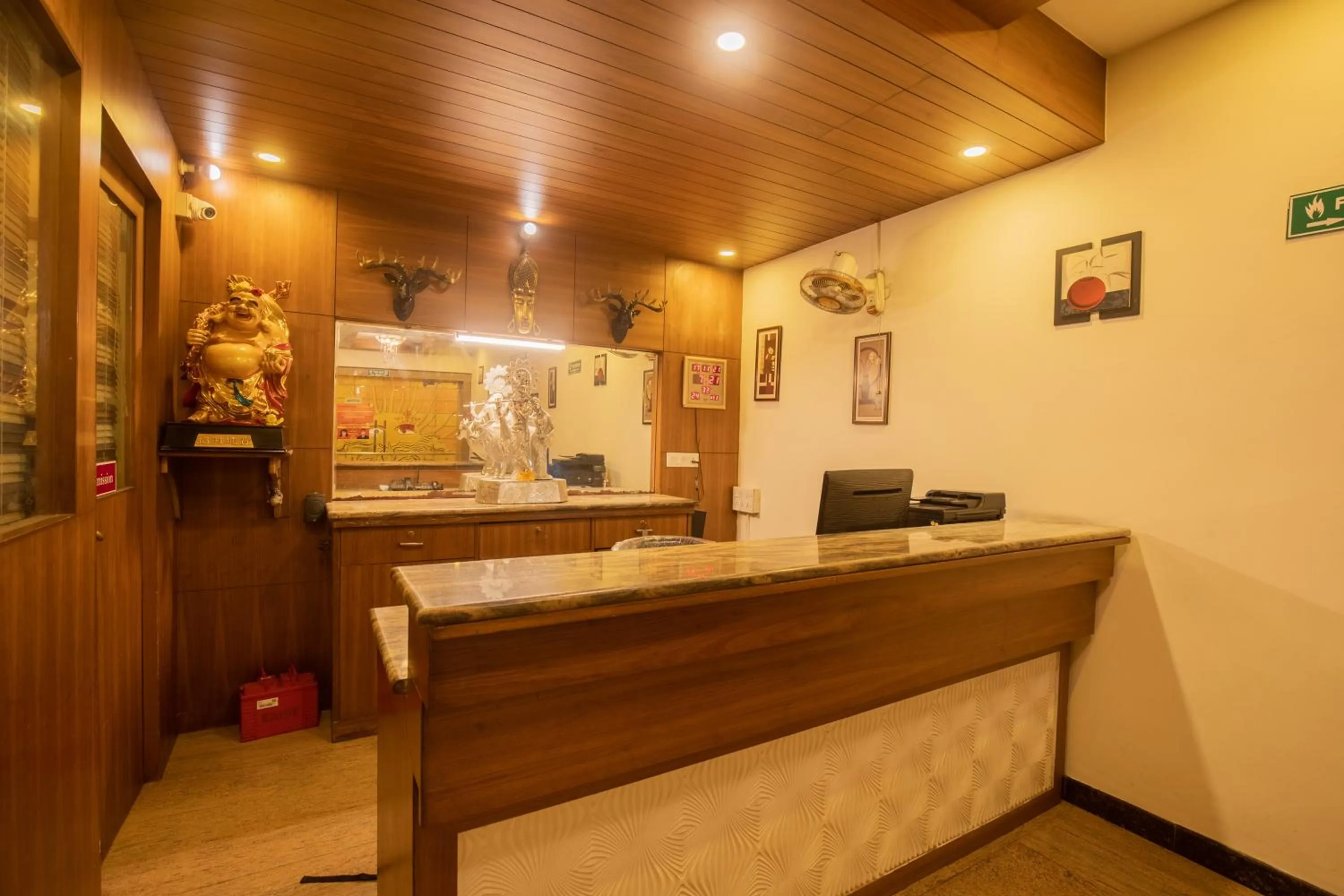 Lobby or reception in Sri Krishna Palace